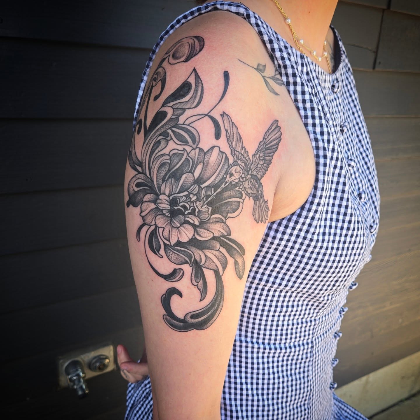 Tattoo by @killer_cait — black_and_grey