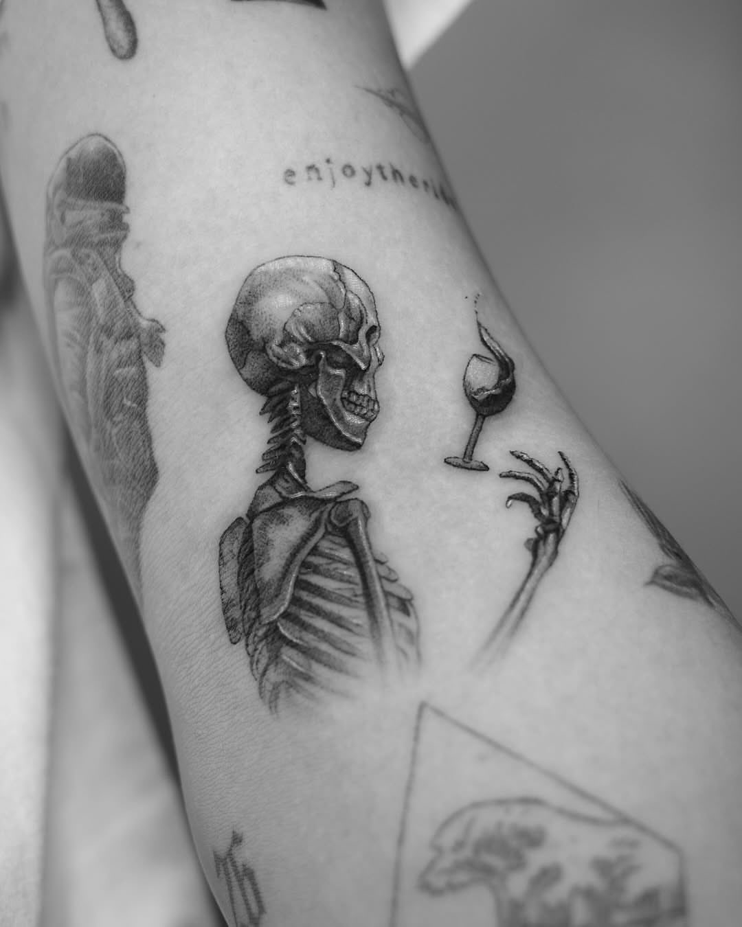 Tattoo by @chunntattoo — black_and_grey, realism