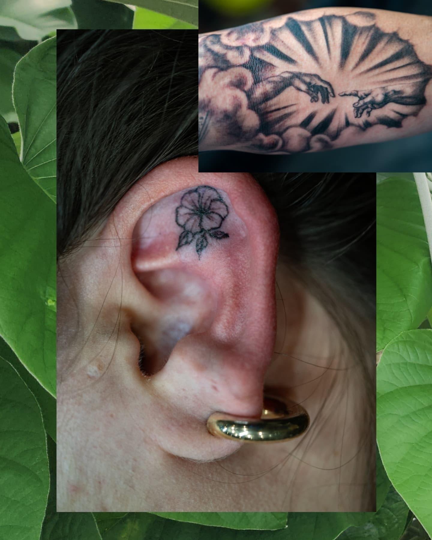 Tattoo by @tatzu__ โ black_and_grey
