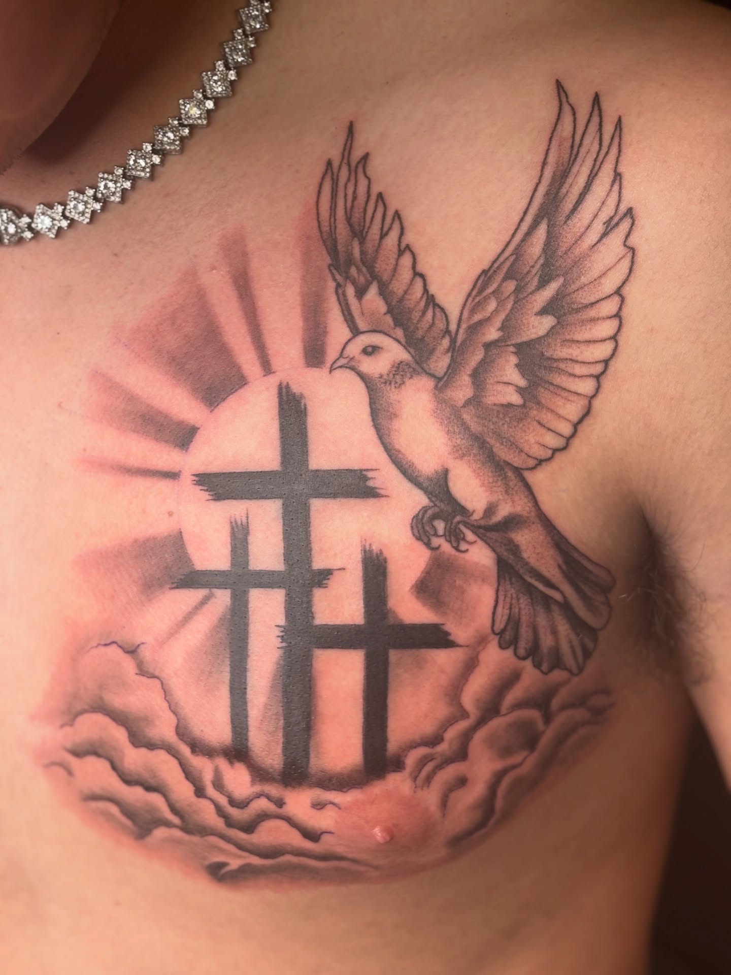 Tattoo by @colourblindtattoo — black_and_grey