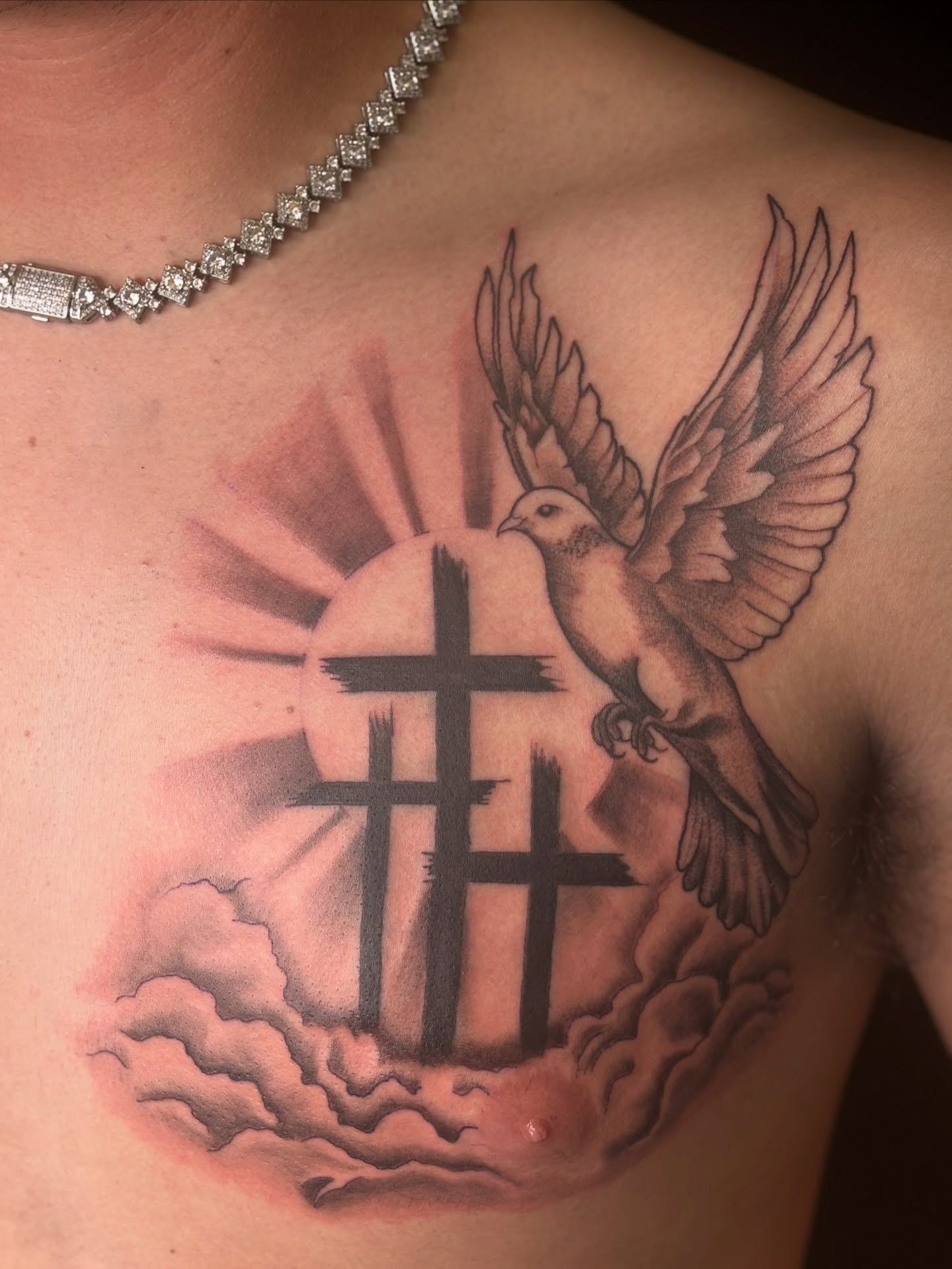 Tattoo by @colourblindtattoo — black_and_grey