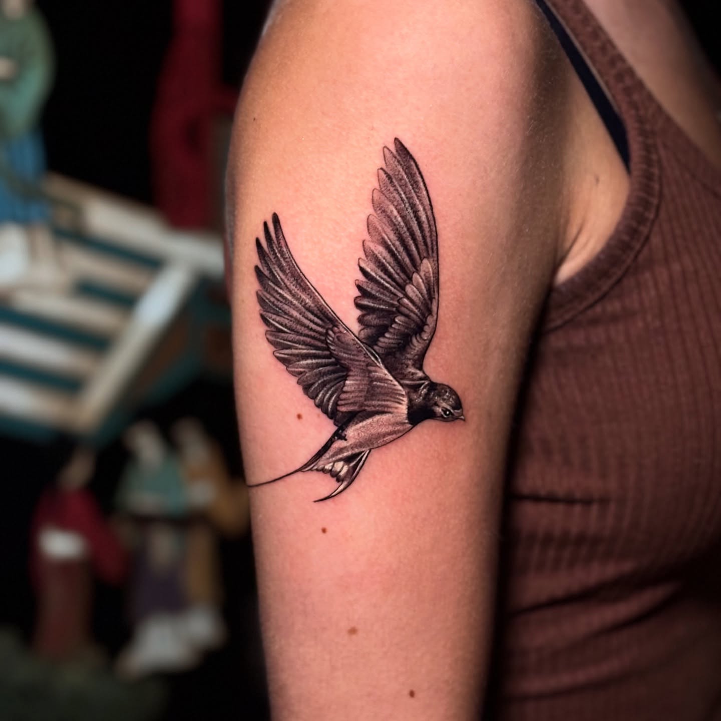 Tattoo by @commonwealthtattoo757 — black_and_grey