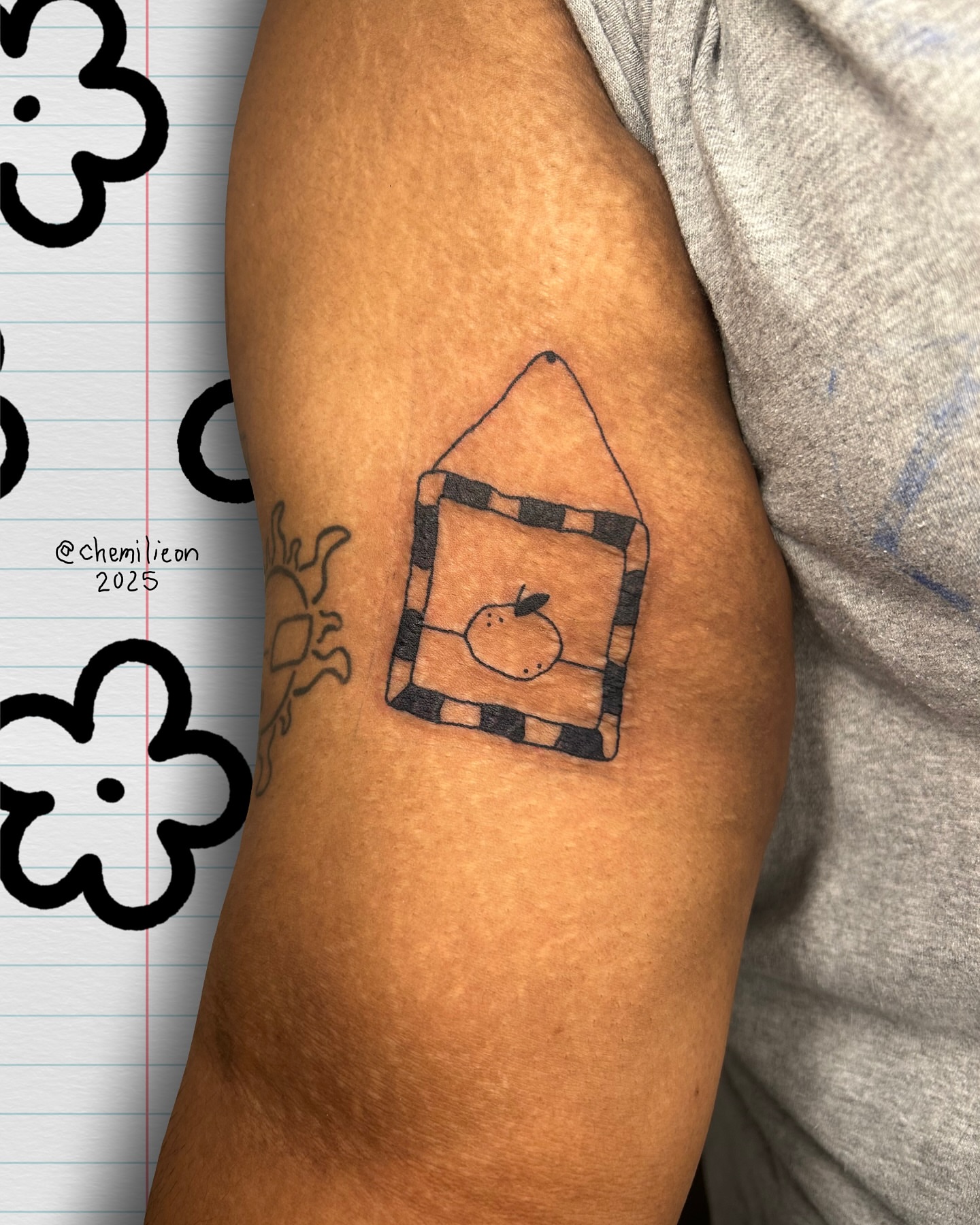 Tattoo by @chemilieon — geometric