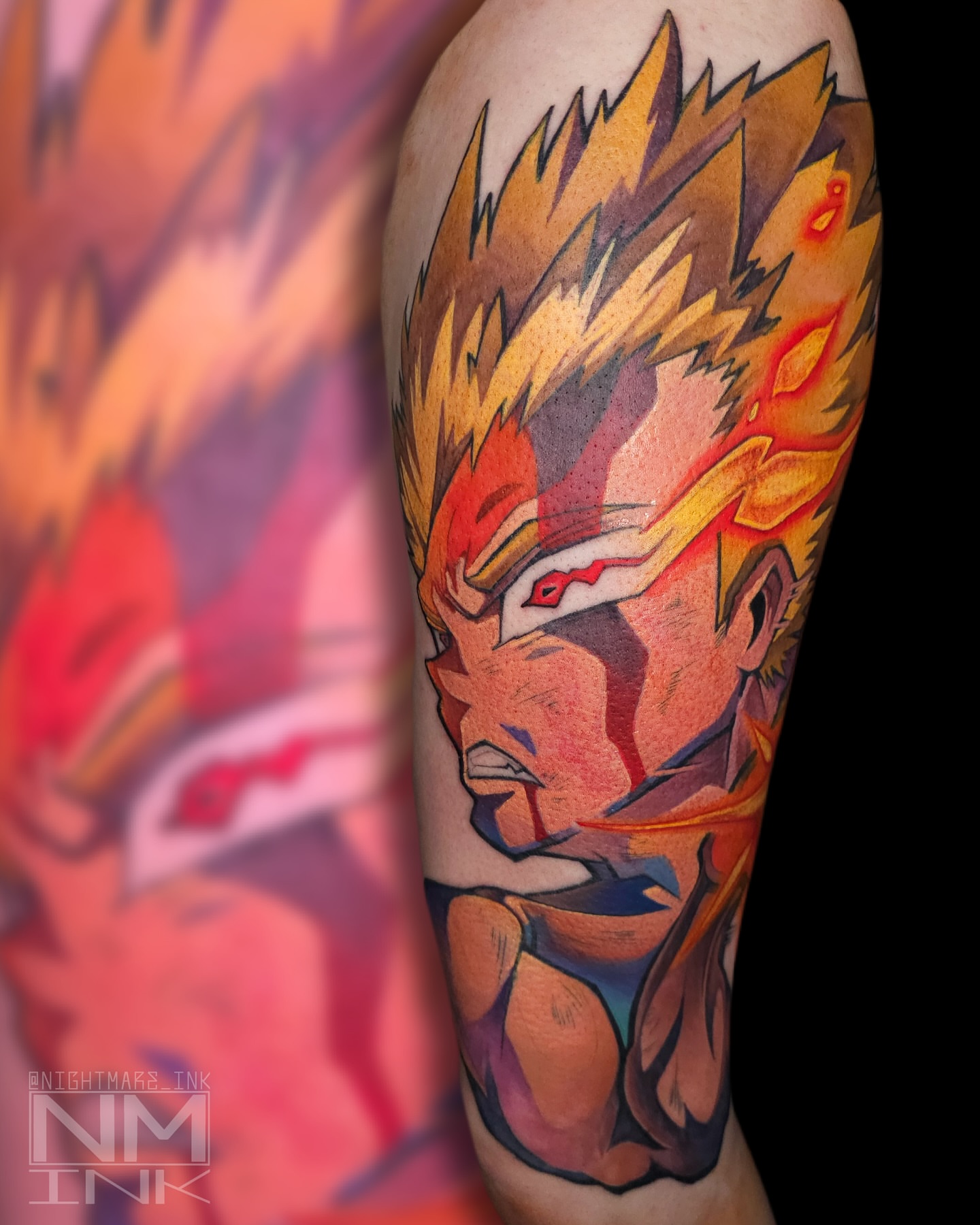 Tattoo by @nightmare_ink — anime