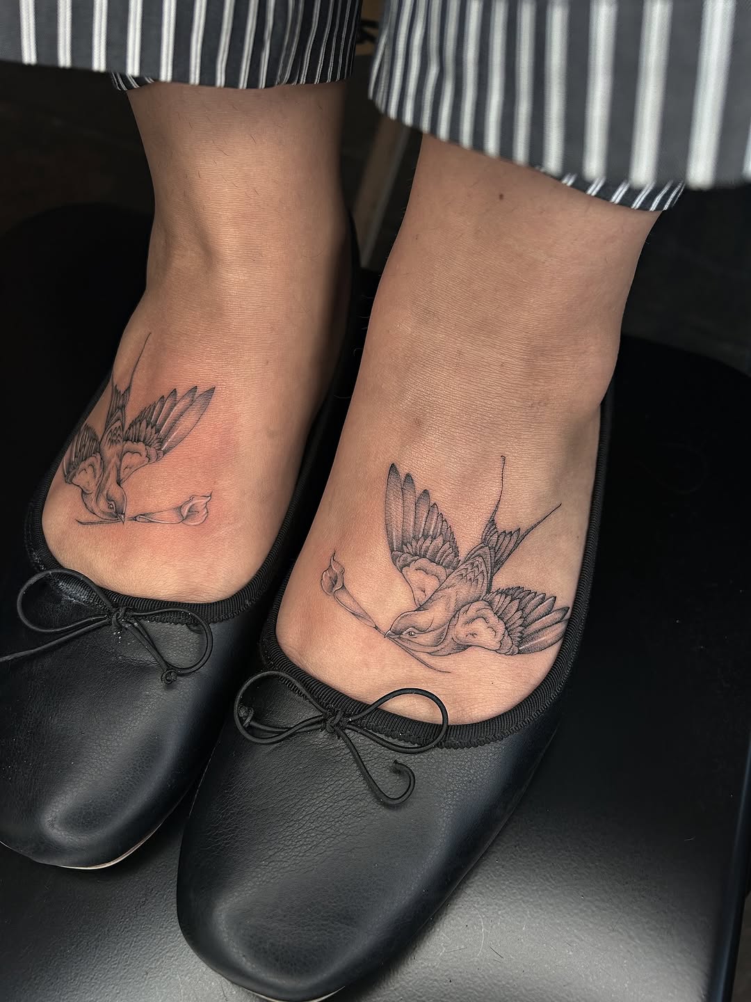 Tattoo by @tesnusa — fine_line, black_and_grey