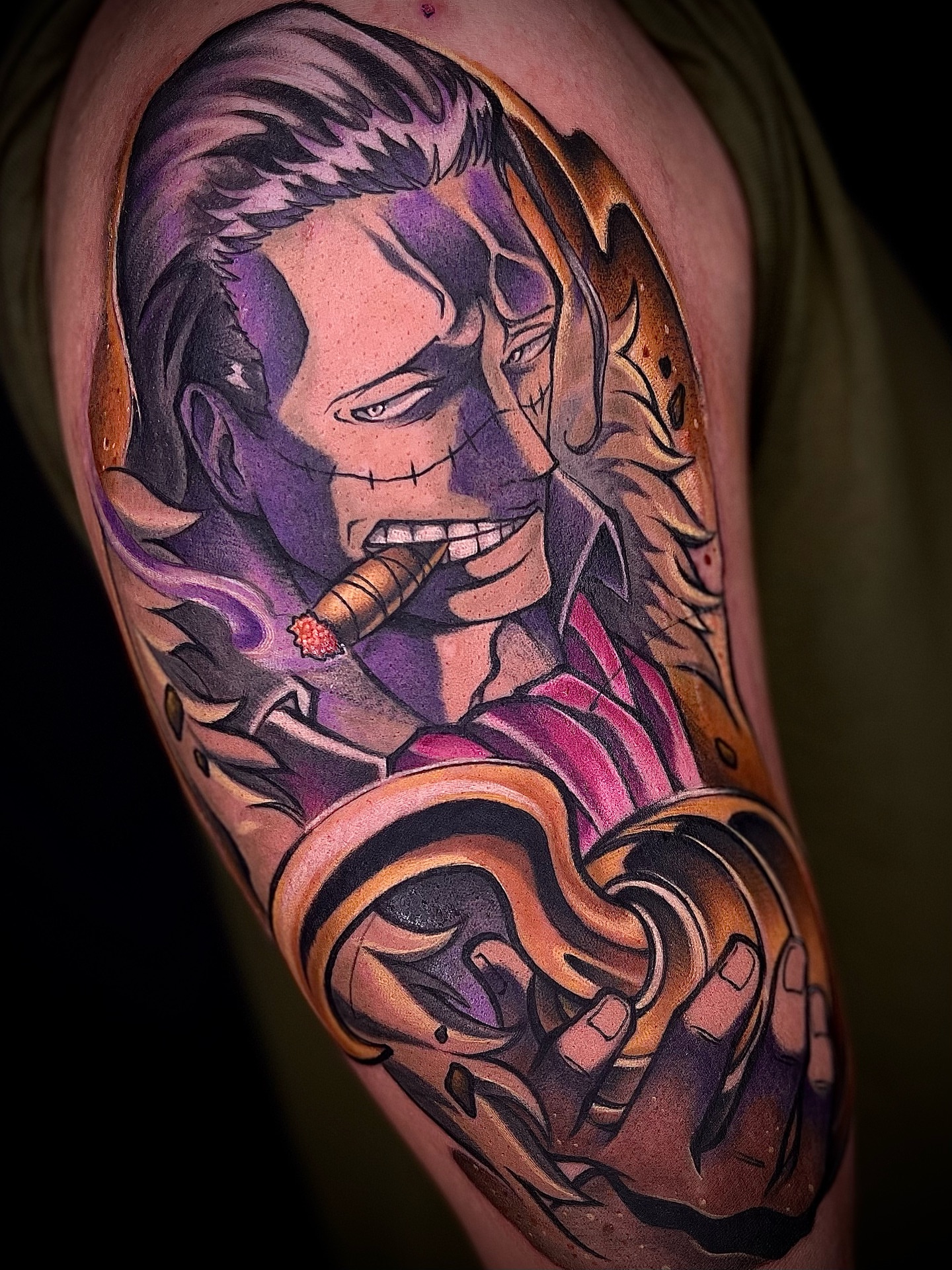 Tattoo by @horitoge_spiky — anime