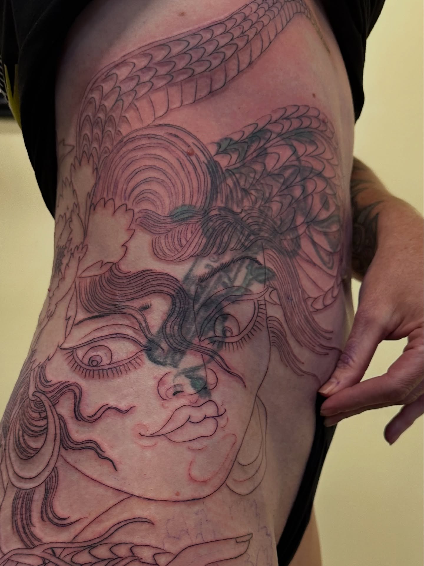 Tattoo by @tylerwhitlock10kwt — japanese_irezumi, surrealism