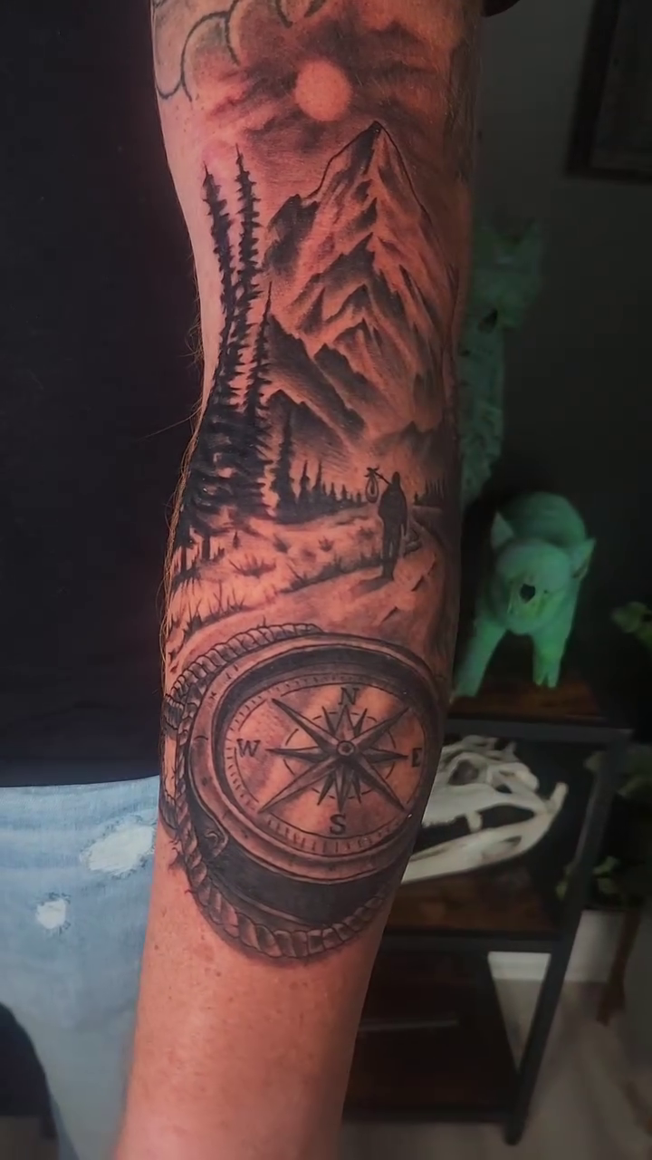 Tattoo by @geo_does_art — realism, black_and_grey