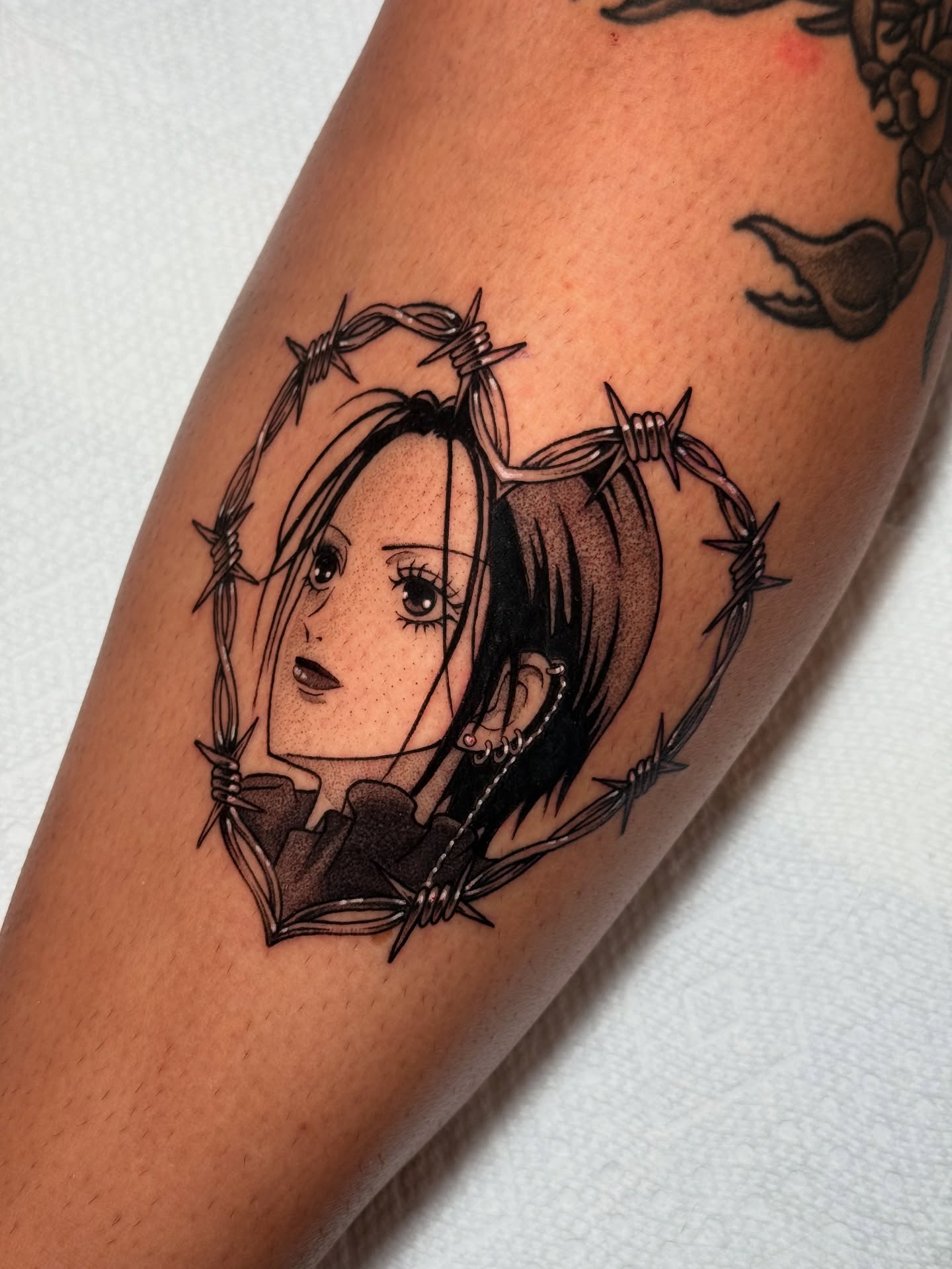 Anime character anime tattoo on the forearm by ɢᴀʙʀɪᴇʟ ᴍᴇɴᴅᴇꜱ ᴏʟɪᴠᴇɪʀᴀ