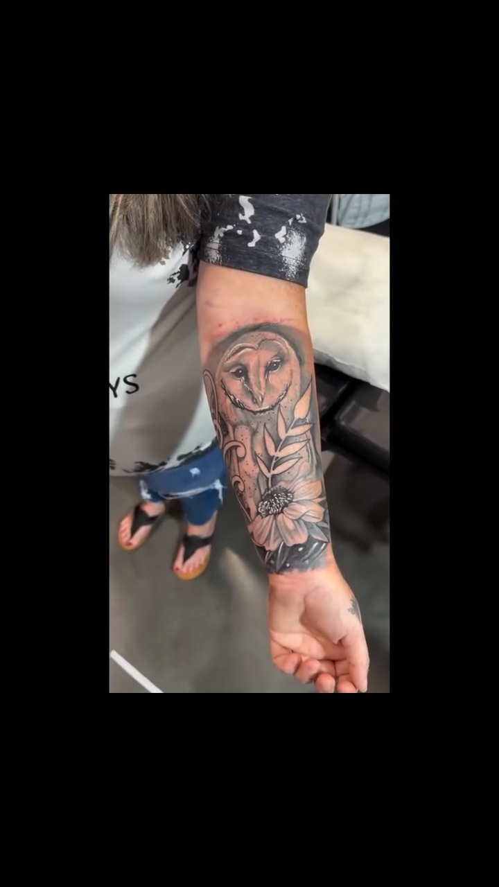 Tattoo by @marshall_sinclair — realism, black_and_grey