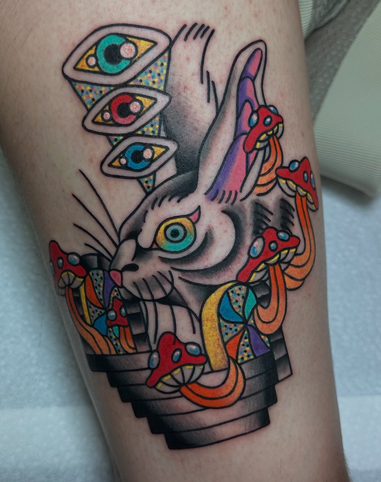 Tattoo by @toadtat2 — new_school, surrealism