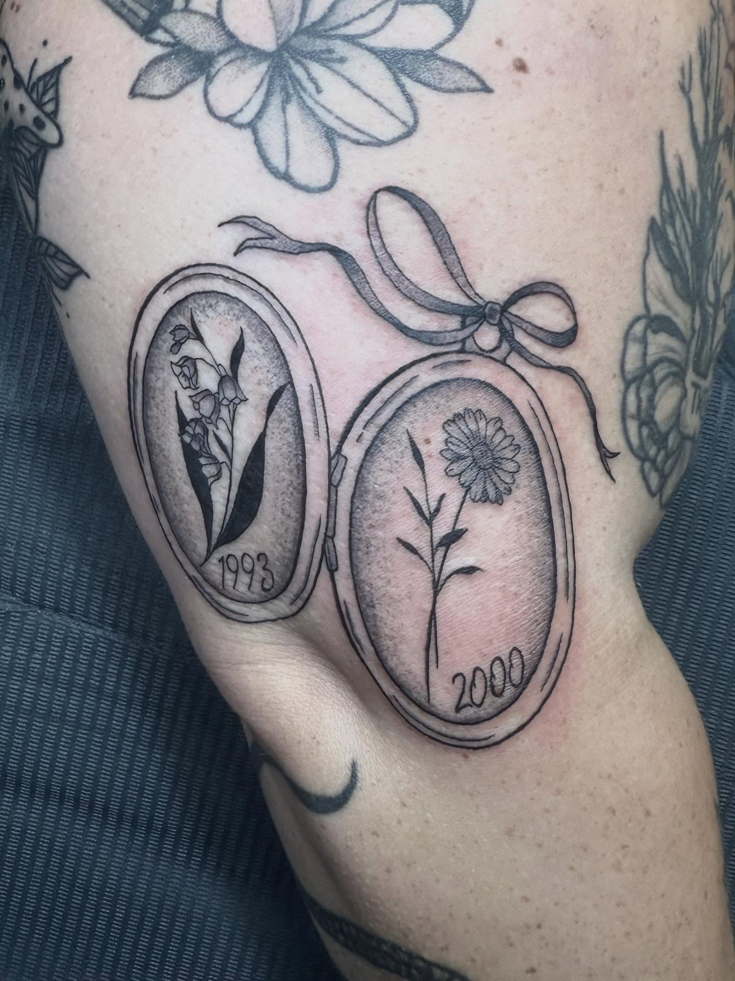Tattoo by @hardcore.crybaby — black_and_grey