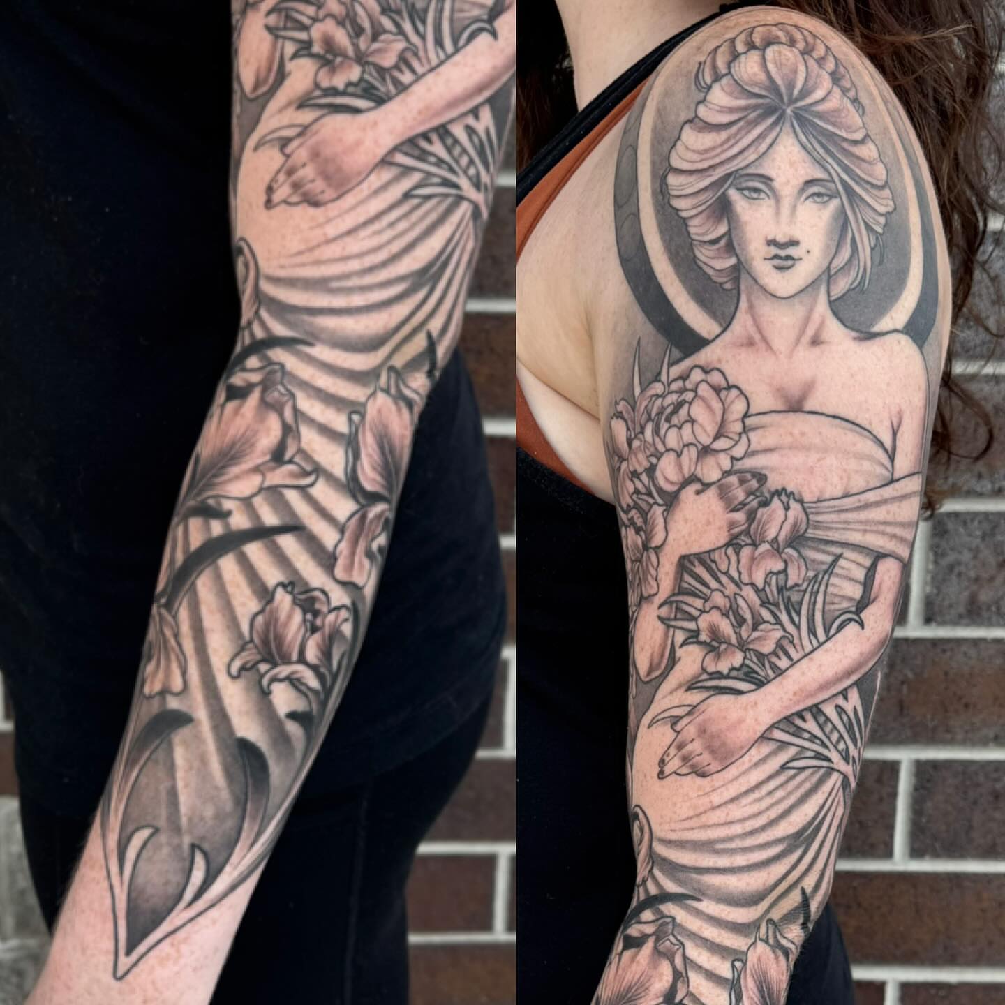 Tattoo by @tattoosbynikkipowills — black_and_grey, realism