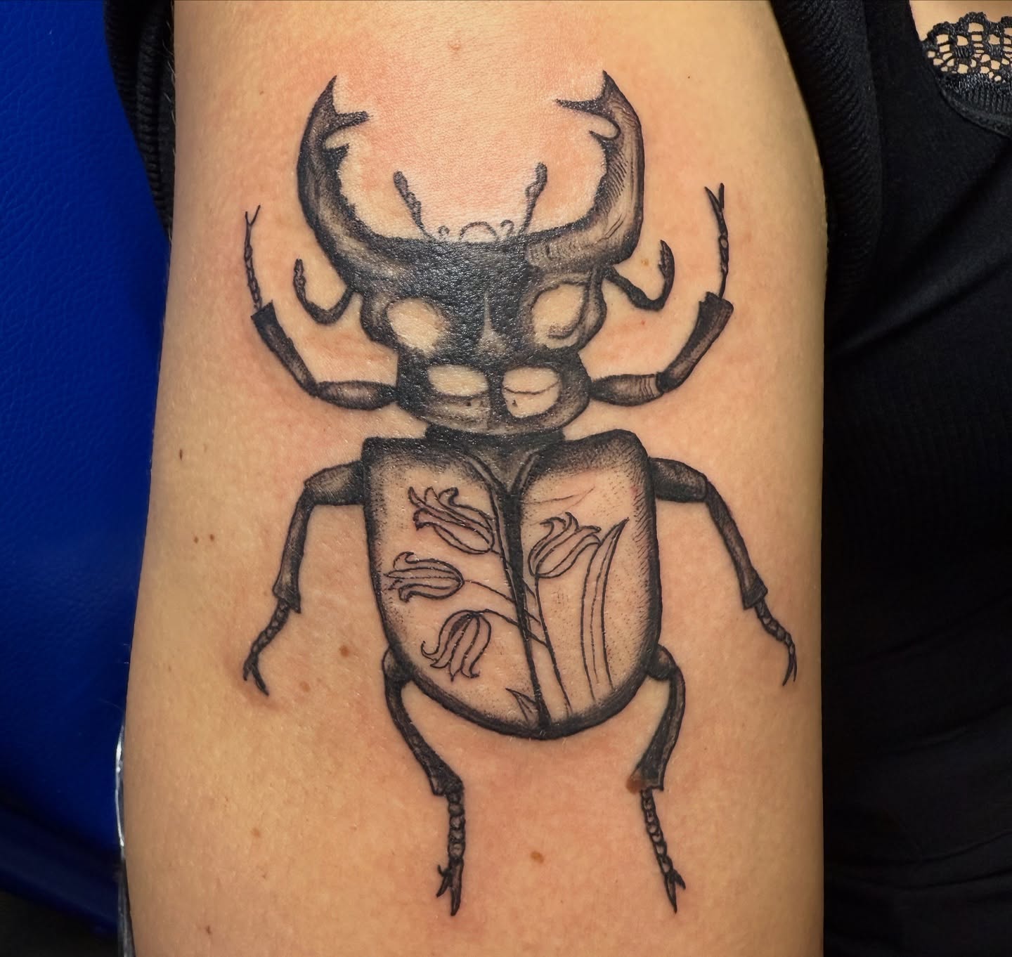 Tattoo by @kendraedgellart — black_and_grey