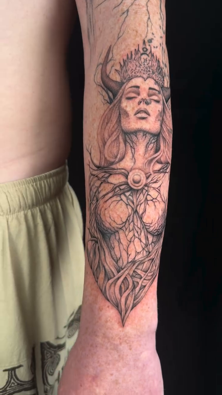 Tattoo by @fineartunbound โ black_and_grey, realism