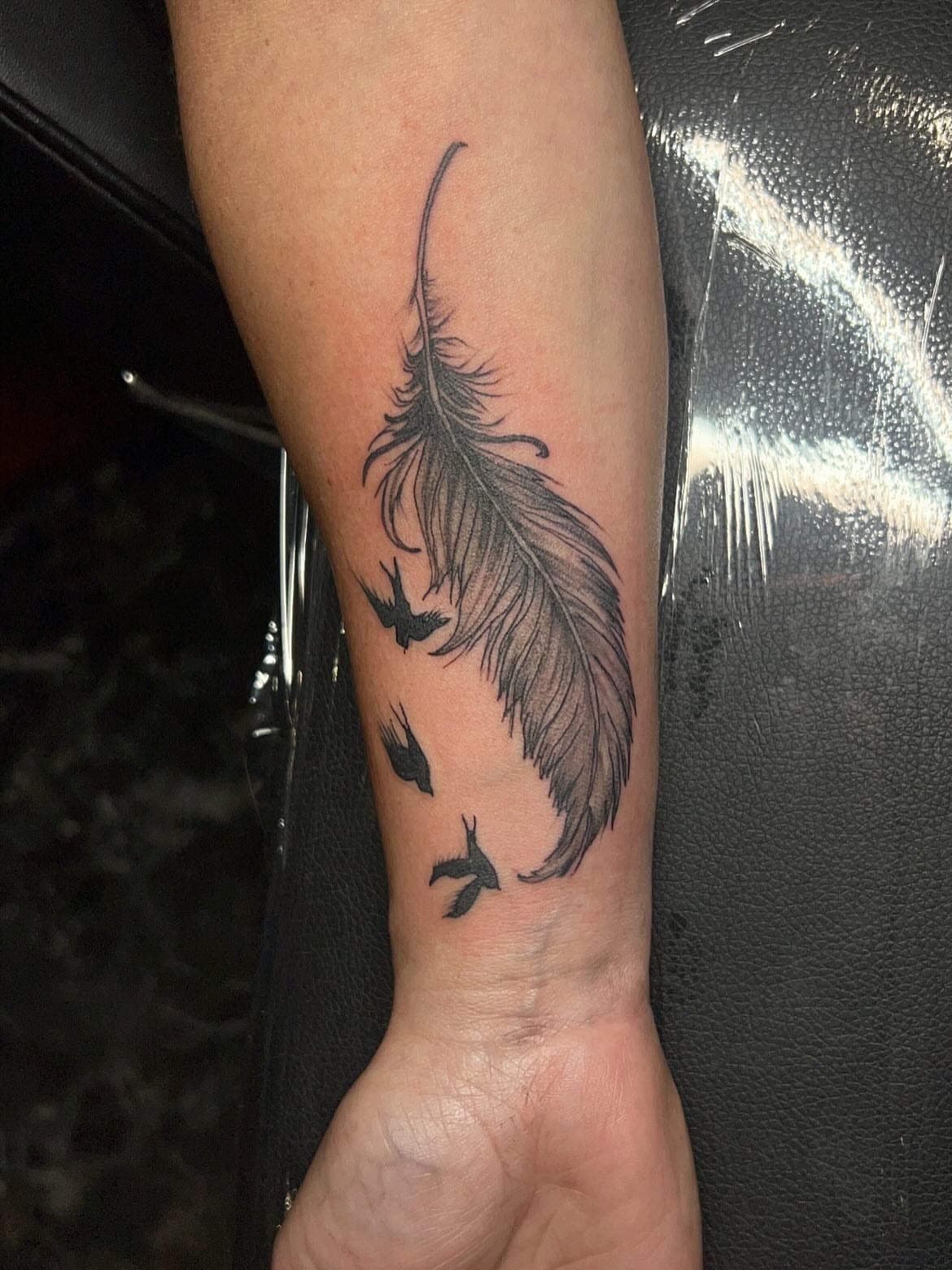 Tattoo by @deadeyetattoos — black_and_grey