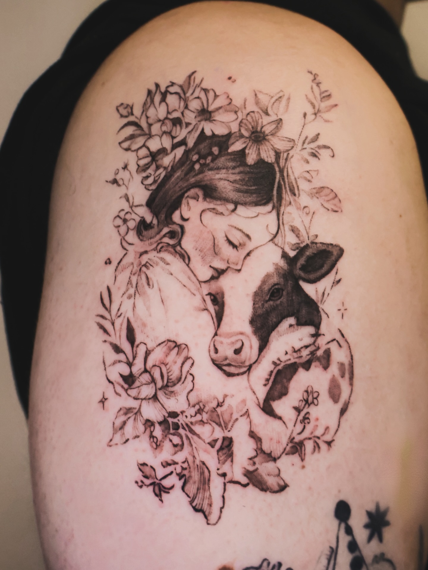 Tattoo by @qsltattoo — black_and_grey, realism
