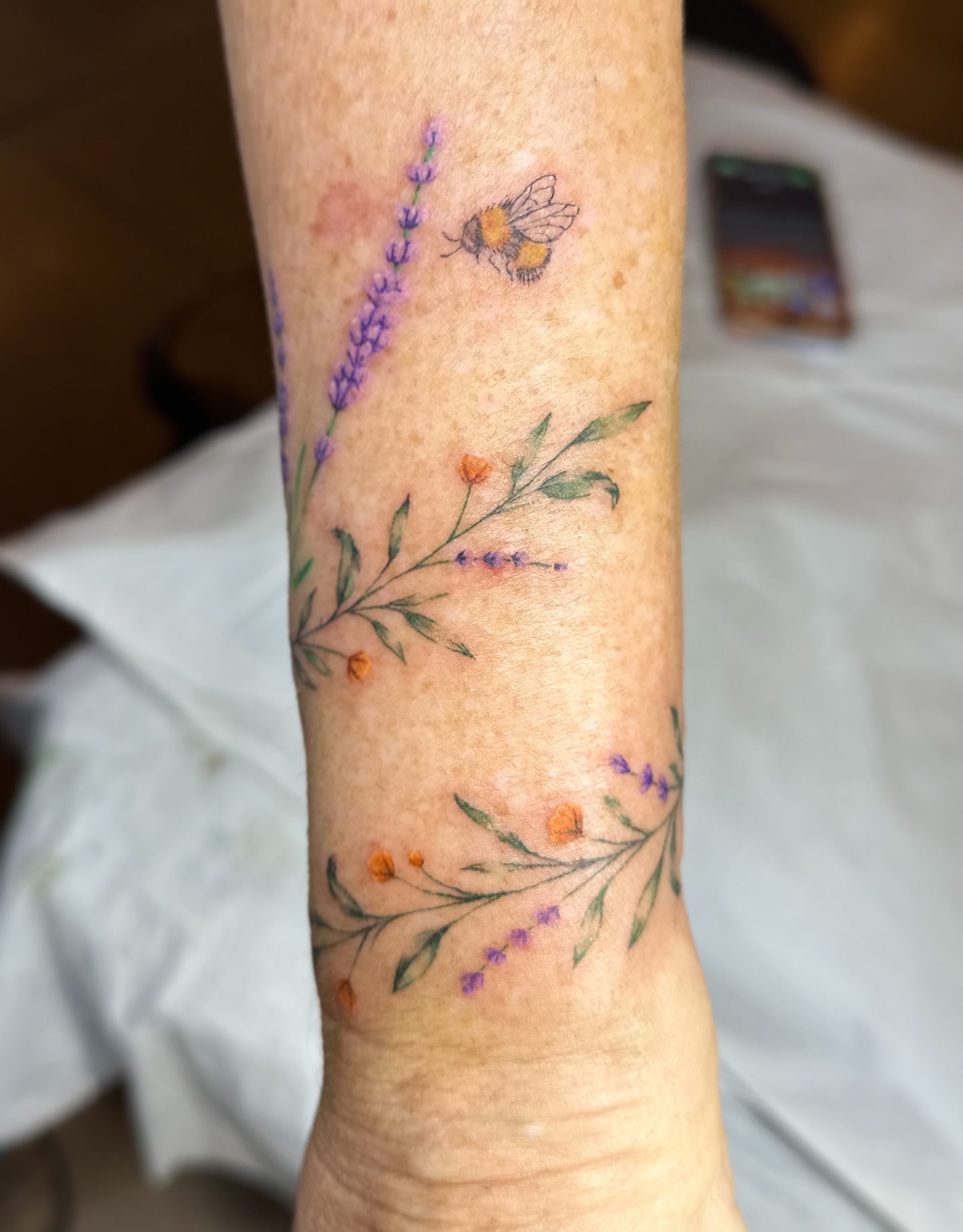 Tattoo by @lauren_delizza — watercolor