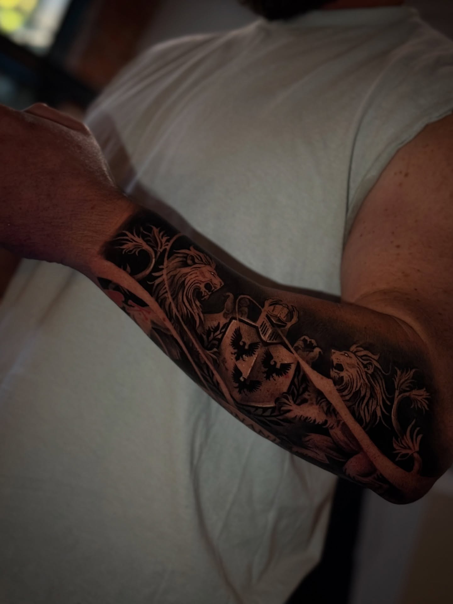 Tattoo by @sue_monsta — black_and_grey