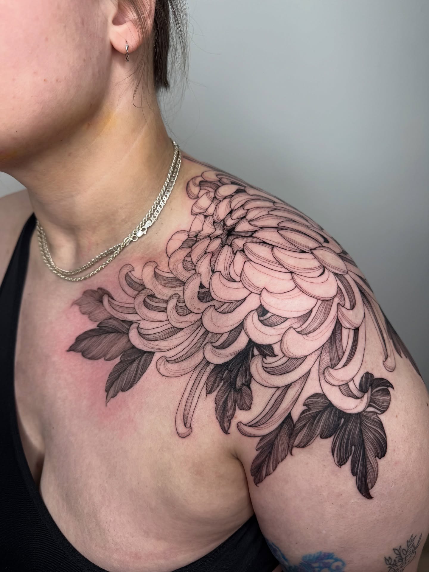Tattoo by @miketa_tattoo — black_and_grey