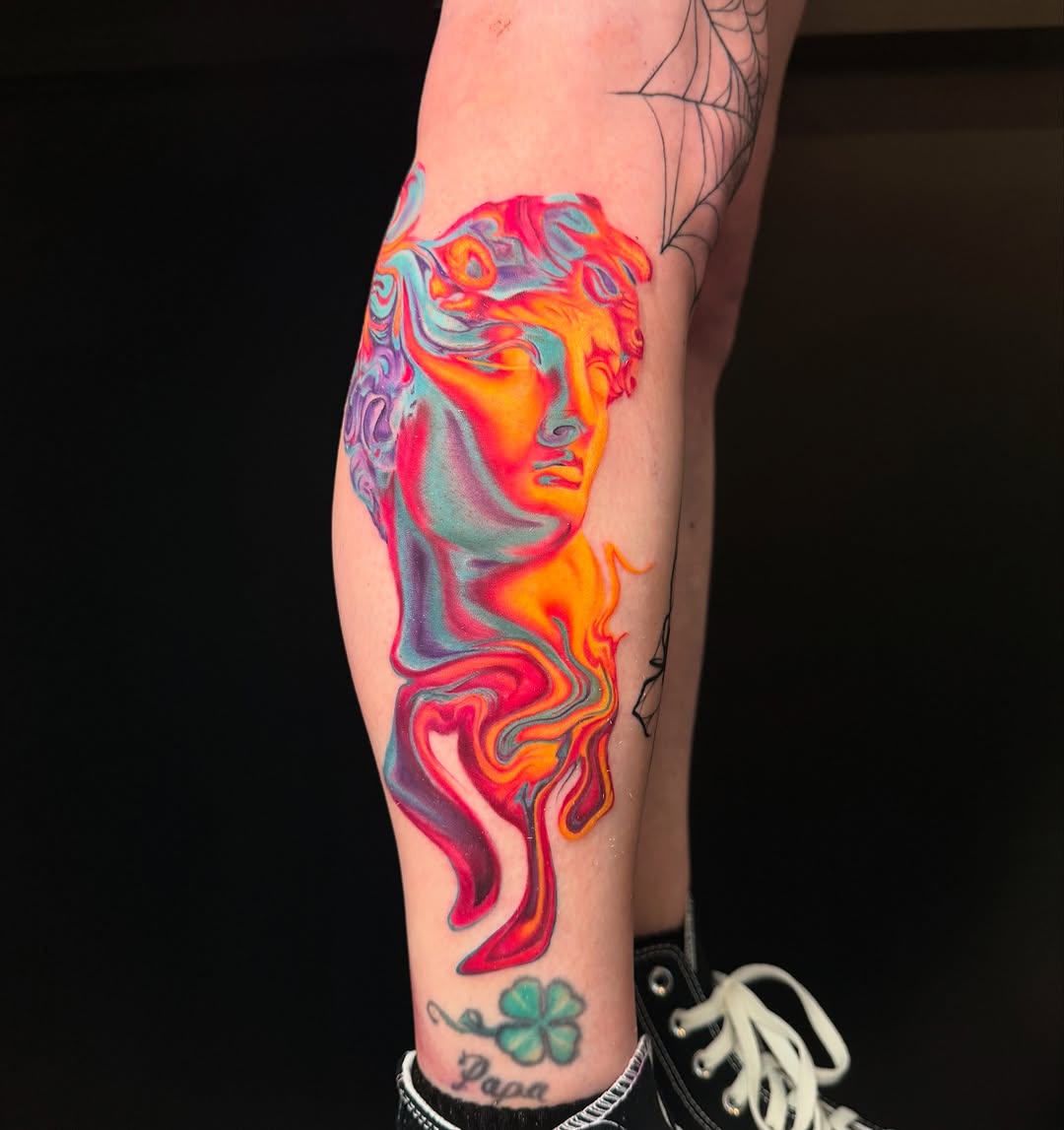 Watercolor tattoo on the forearm by alex h🪴 neotrad