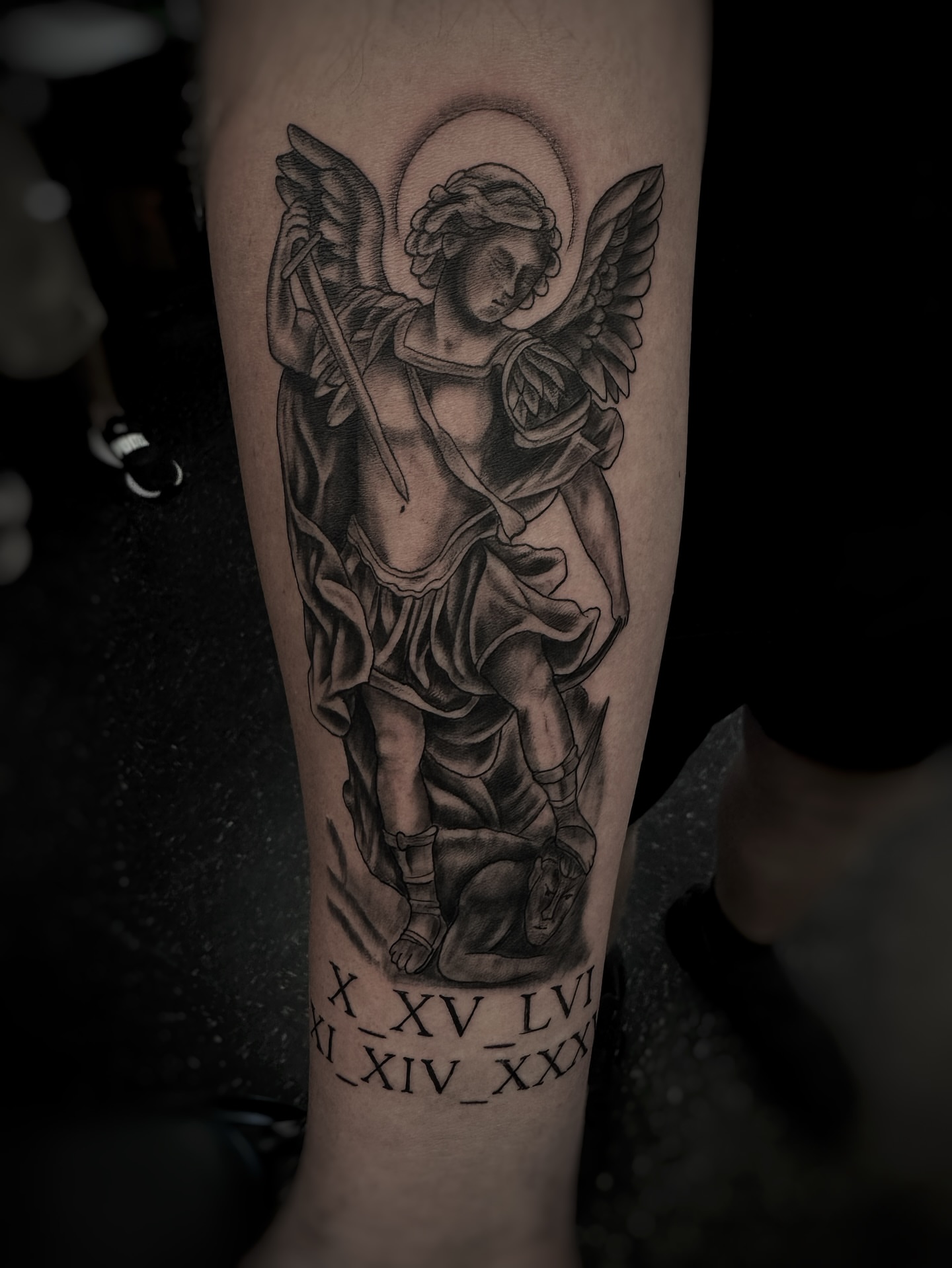 Tattoo by @lostshawntatz — black_and_grey, realism