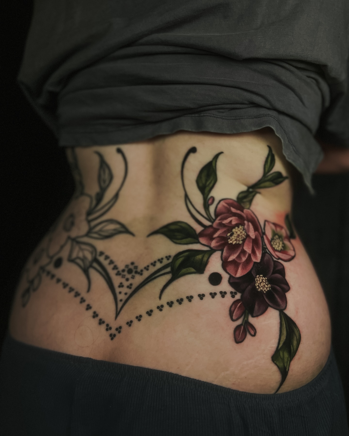 Tattoo by @xandria.tattoos β dotwork