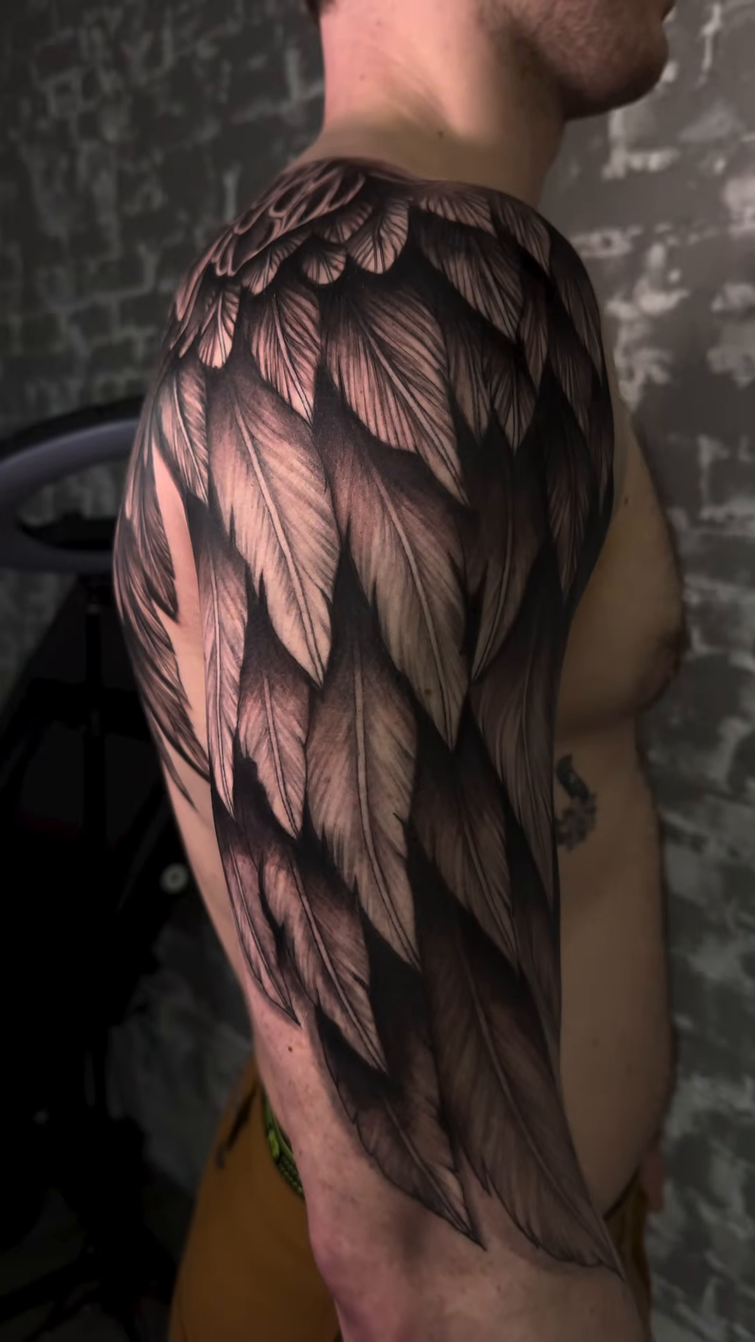 Tattoo by @dayana_tattooartist — black_and_grey, realism