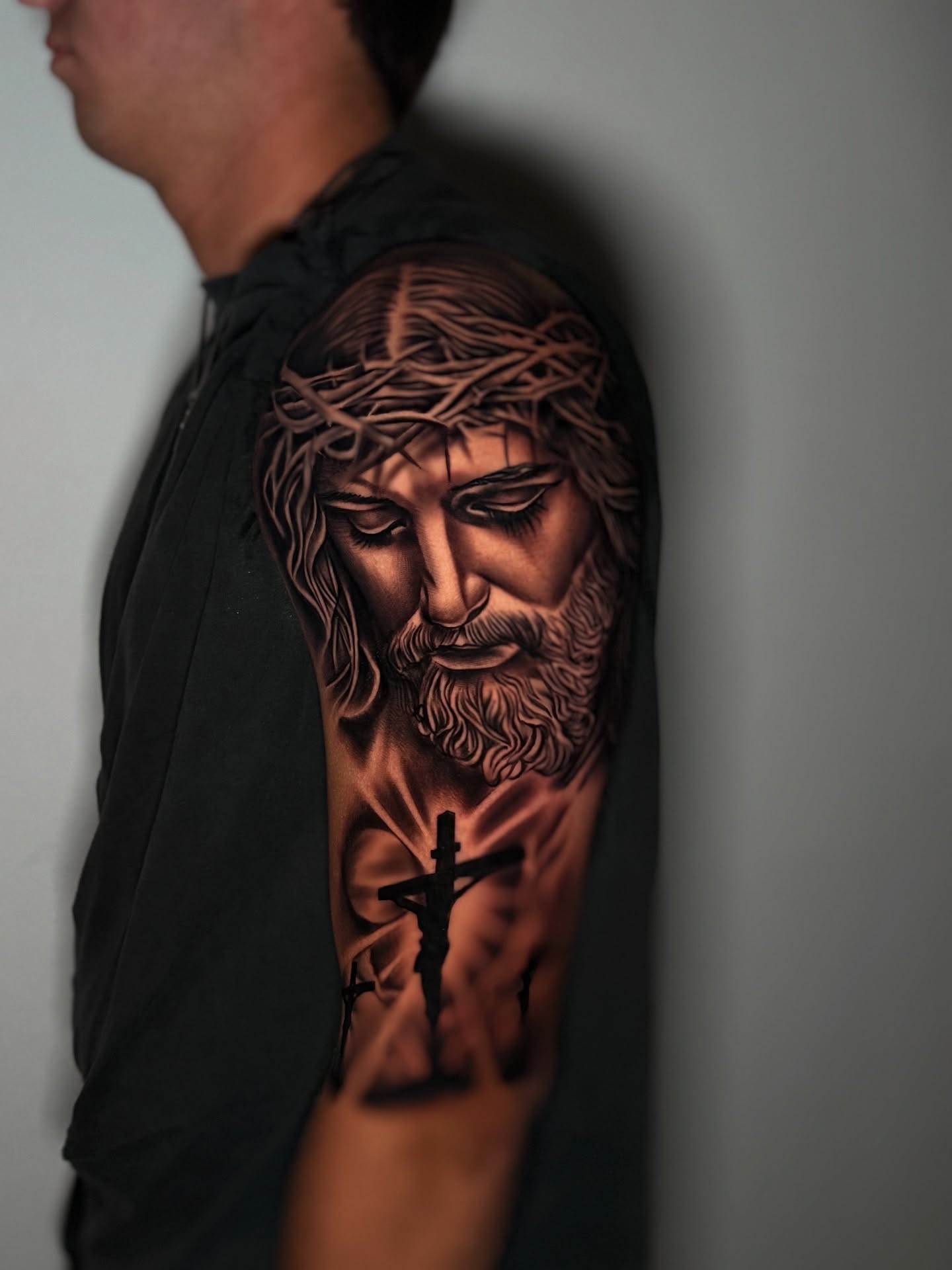 Tattoo by @aaron.tattoos — realism, dark_realism