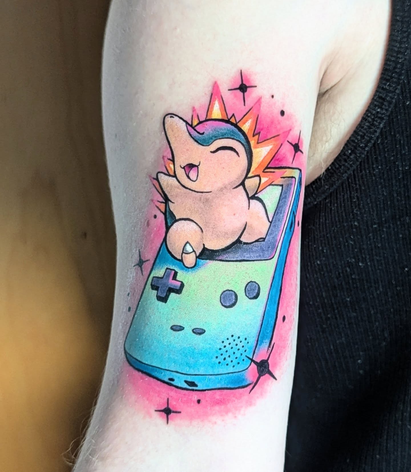 Tattoo by @oni.zenpai — new_school, watercolor