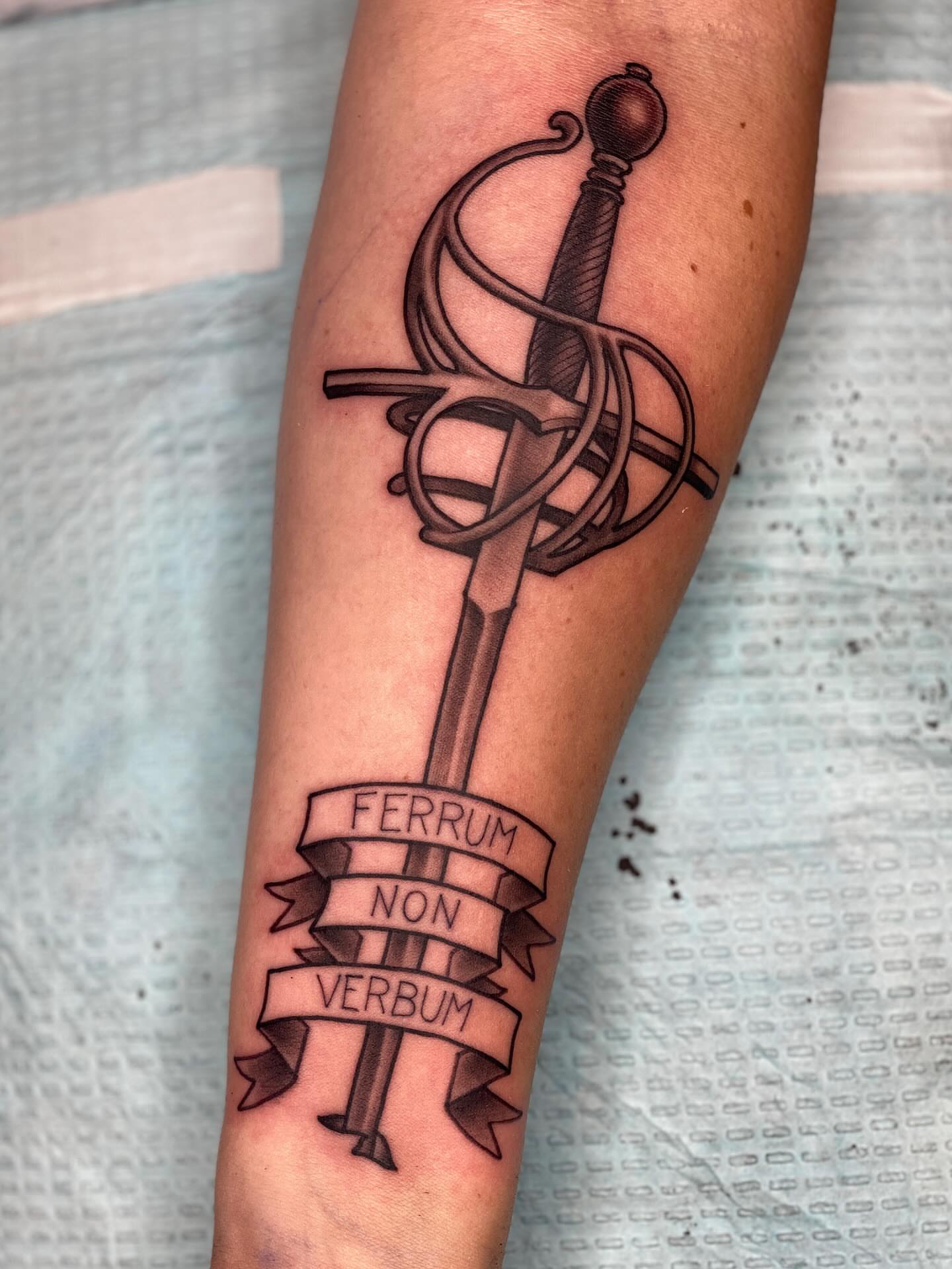 Tattoo by @kellysevertson — black_and_grey