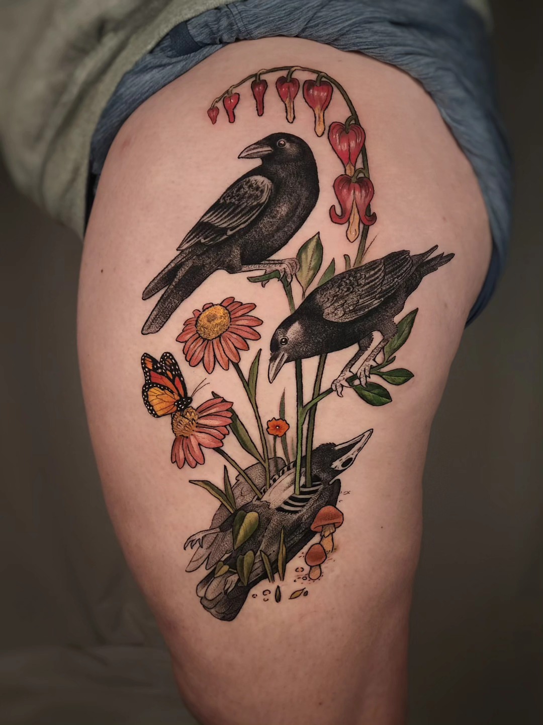 Tattoo by @whitneycaskeytattoos — realism, dotwork