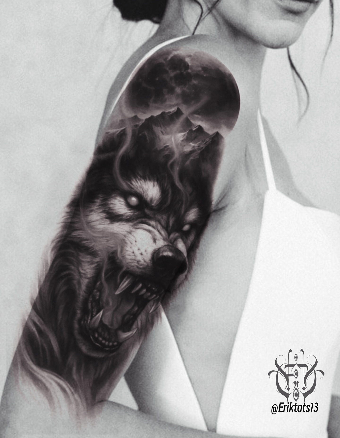 Tattoo by @eriktats13 — dark_realism