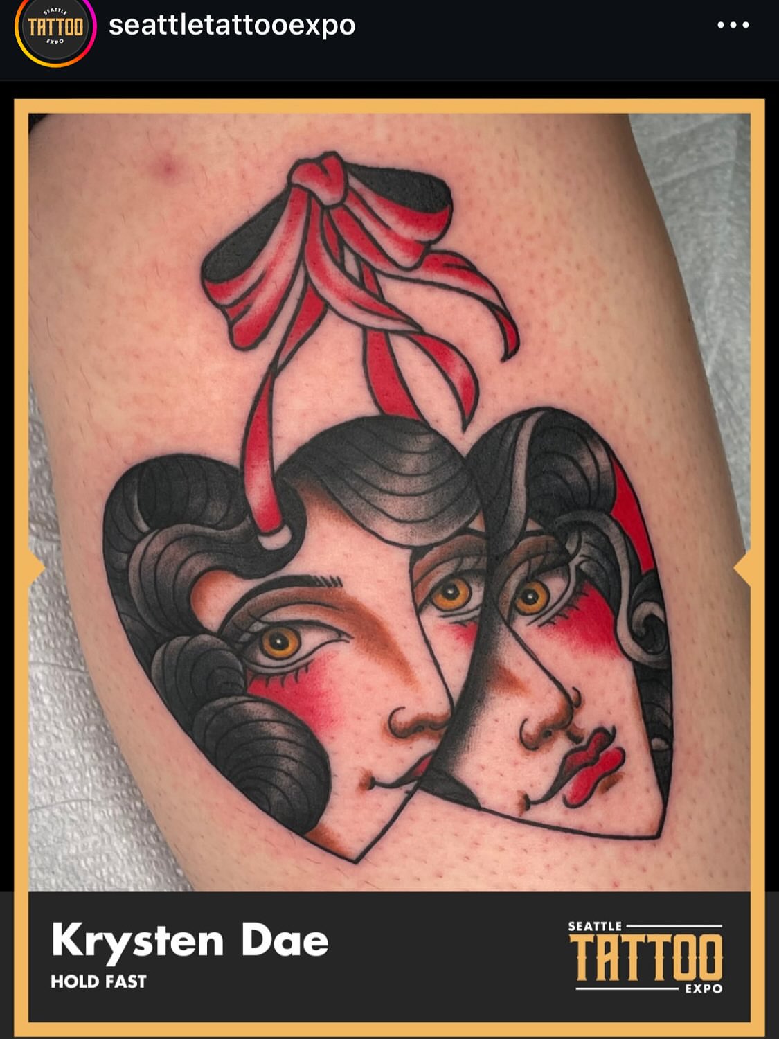 Tattoo by @krystendae — american_traditional, realism