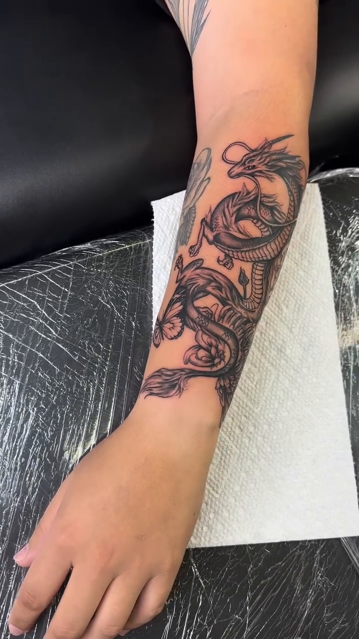 Tattoo by @blasttattooing — japanese_irezumi, black_and_grey
