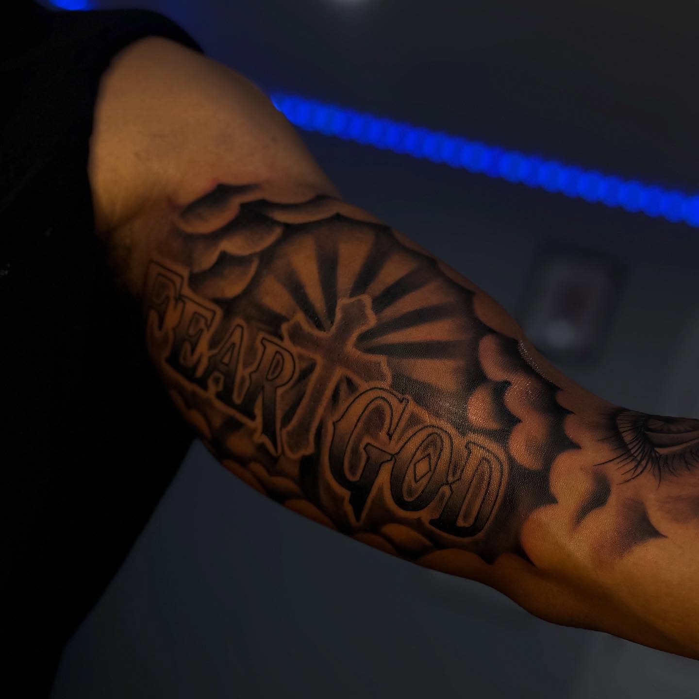 Tattoo by @_inkplug — black_and_grey