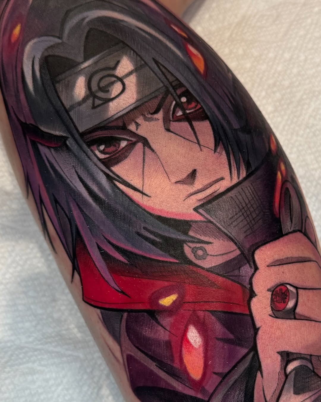 Tattoo by @karaxklenk — anime, realism