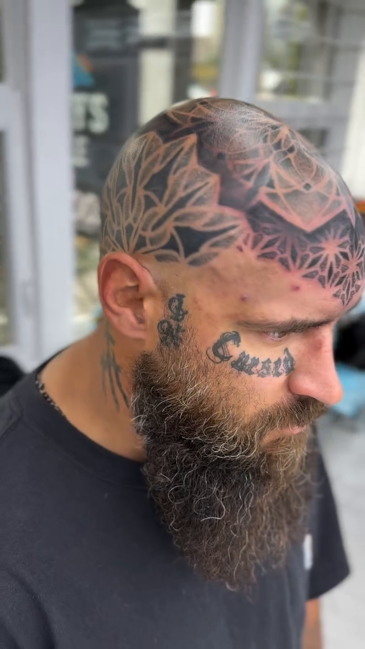 Tattoo by @mastercrae — geometric, dotwork
