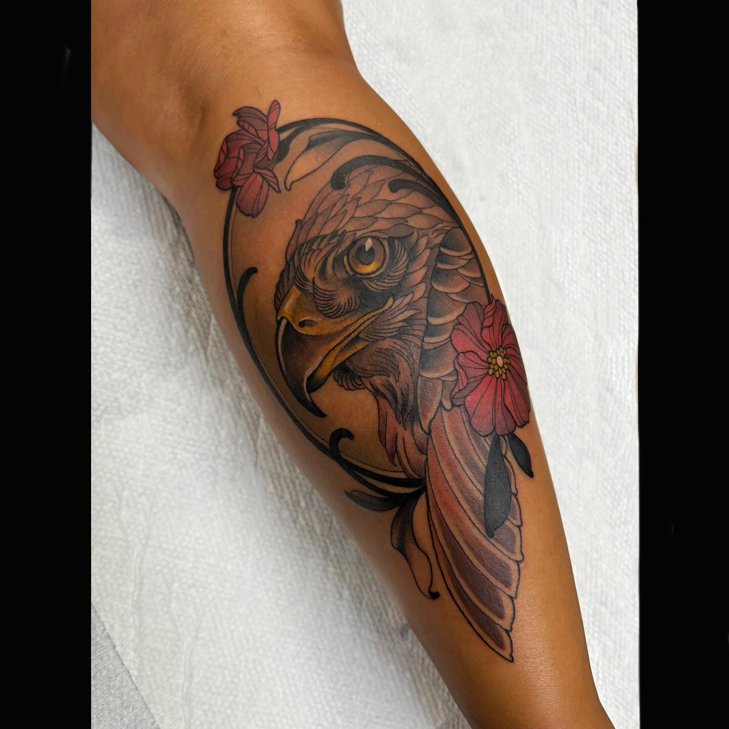 Tattoo by @andifitztattoo — realism, dotwork