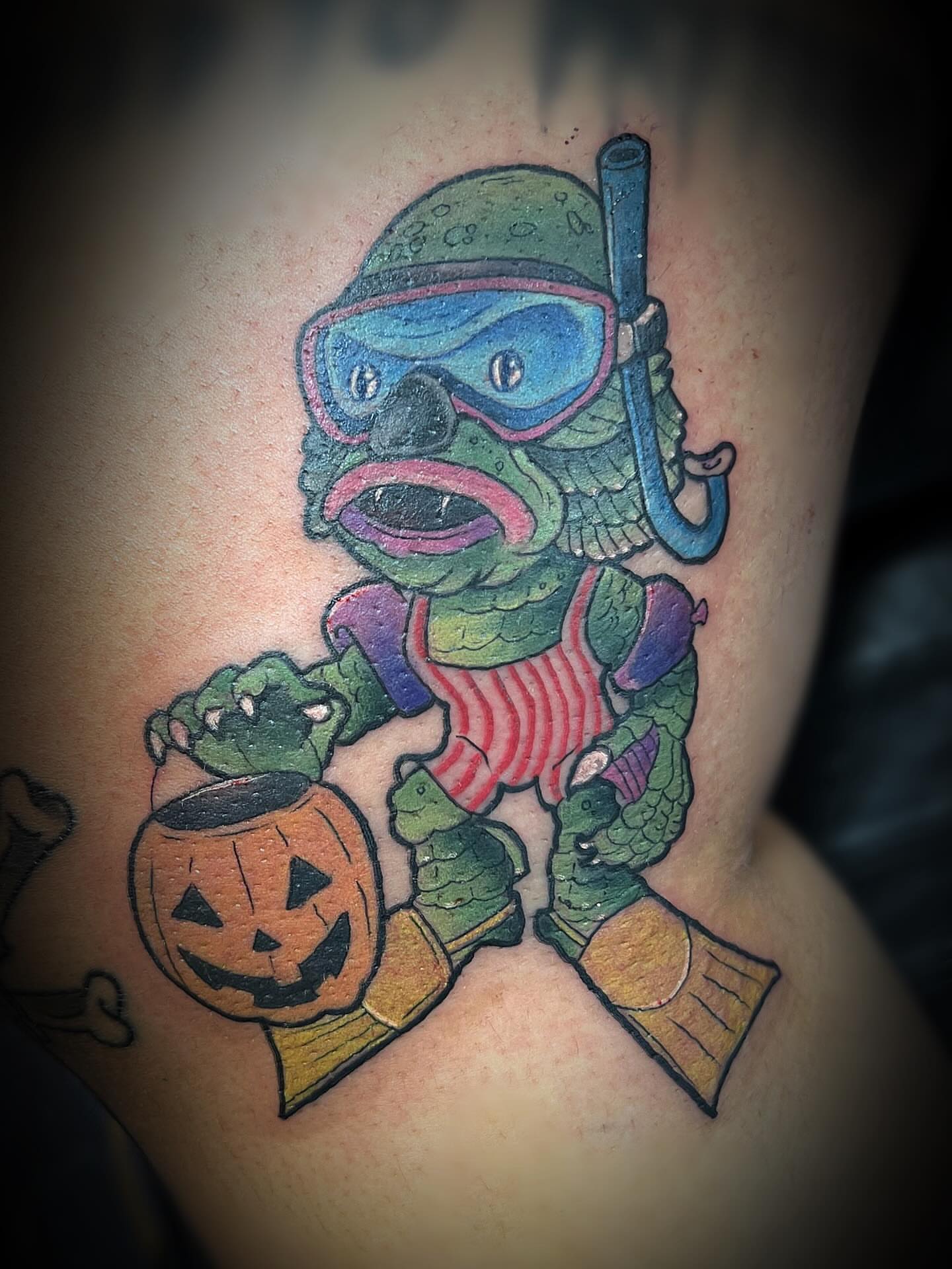 Tattoo by @seaninyourhead — new_school, illustrative