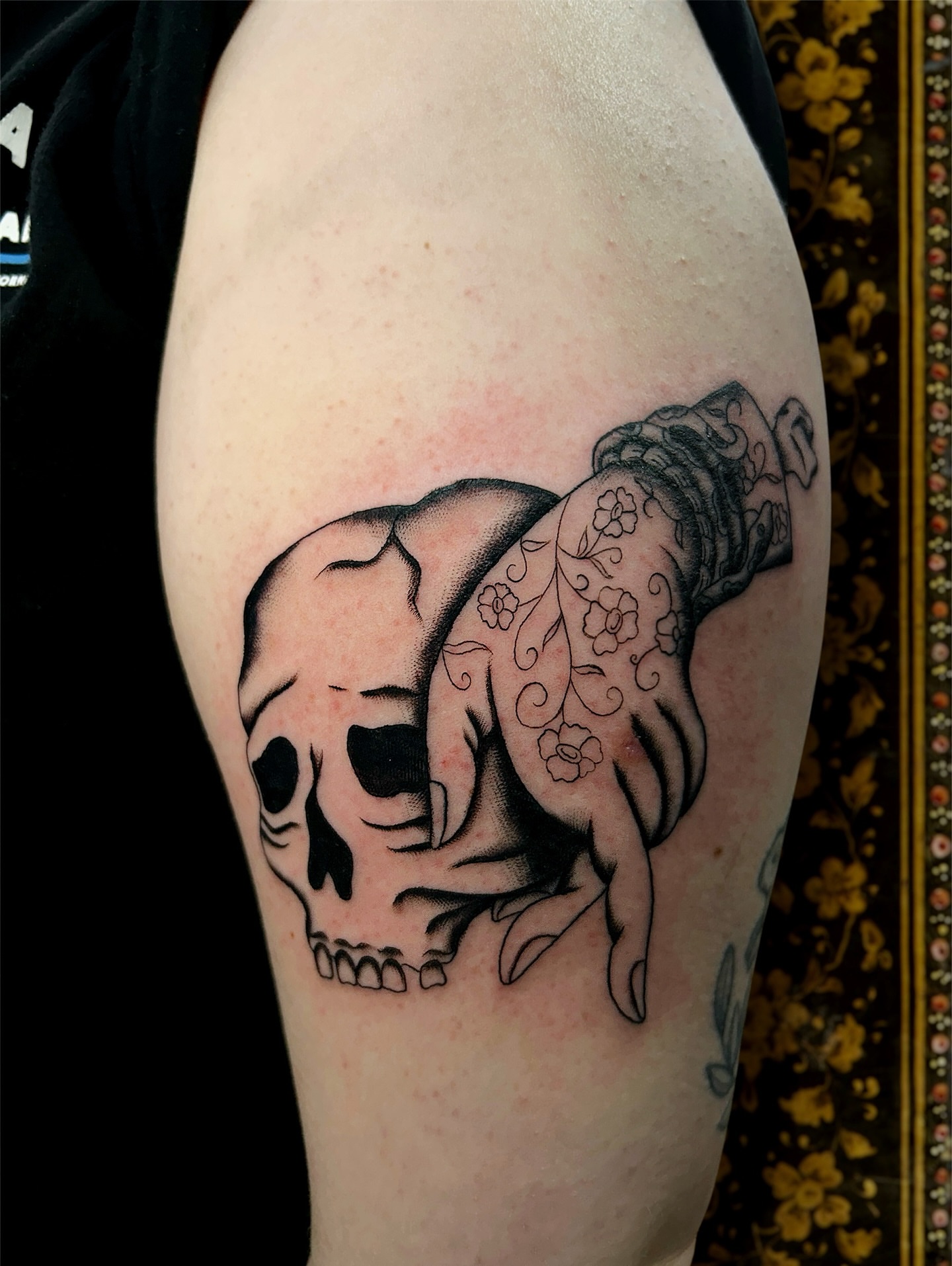 Tattoo by @doomwizardtattoo โ black_and_grey