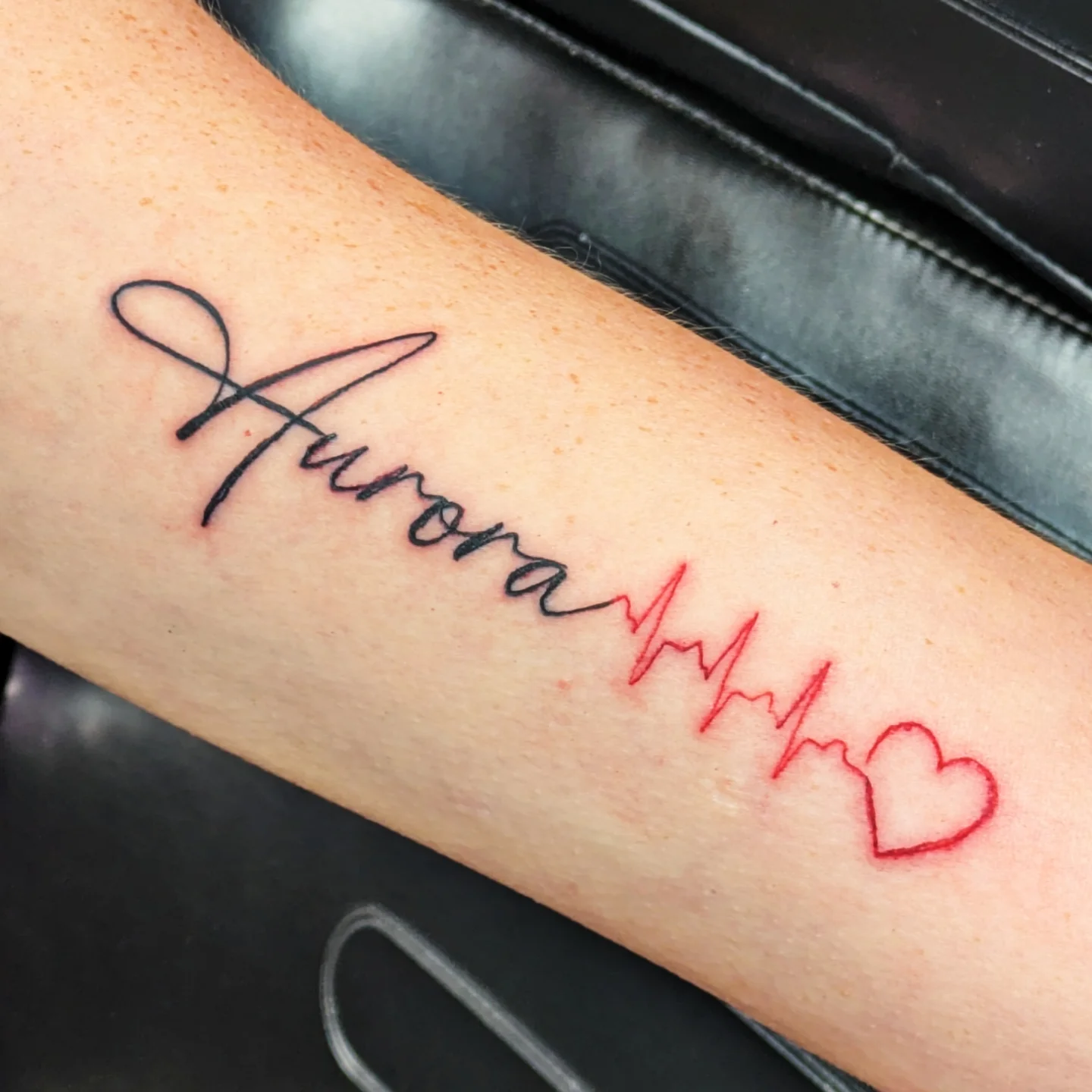 Tattoo by @tedslaymaker — lettering_script