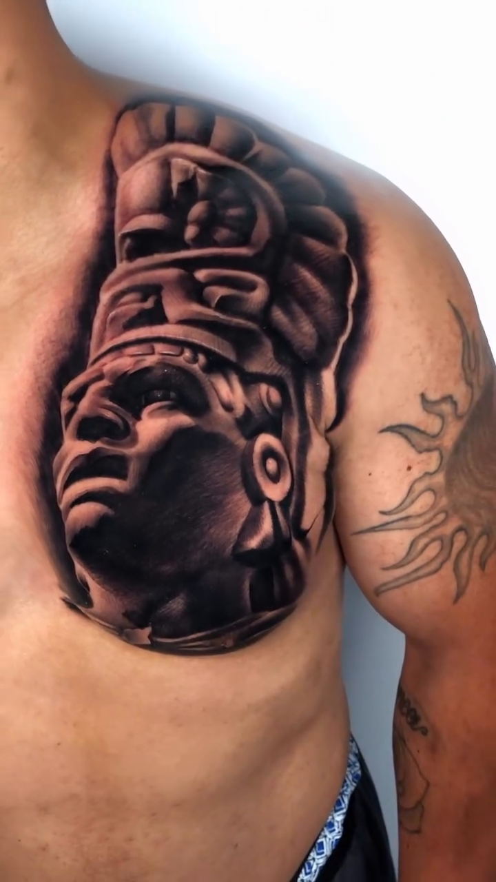 Tattoo by @bigrichtattoos β realism, black_and_grey