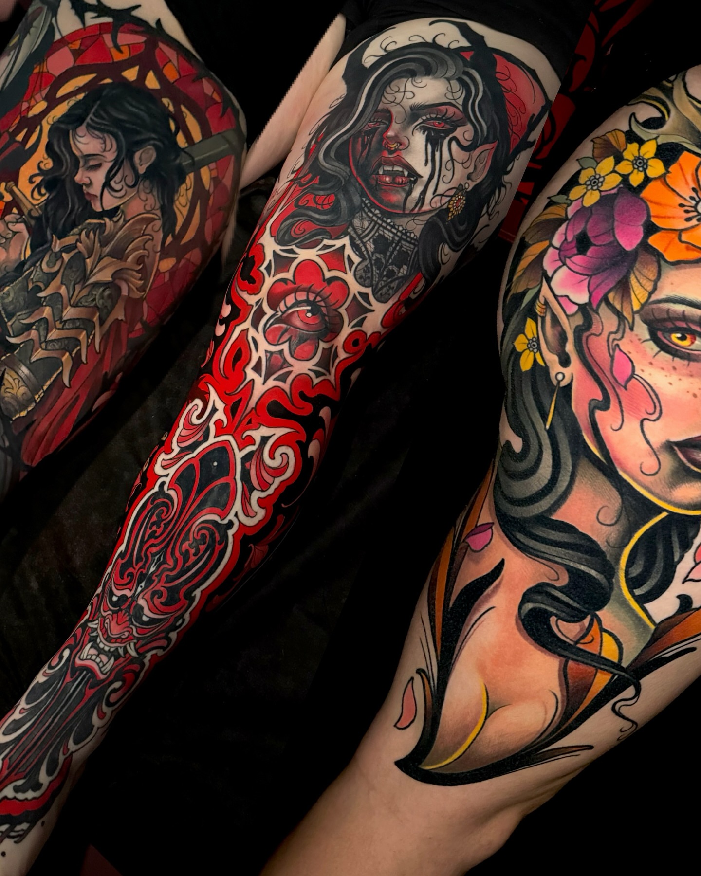 Tattoo by @chance_tattoos — american_traditional, dotwork