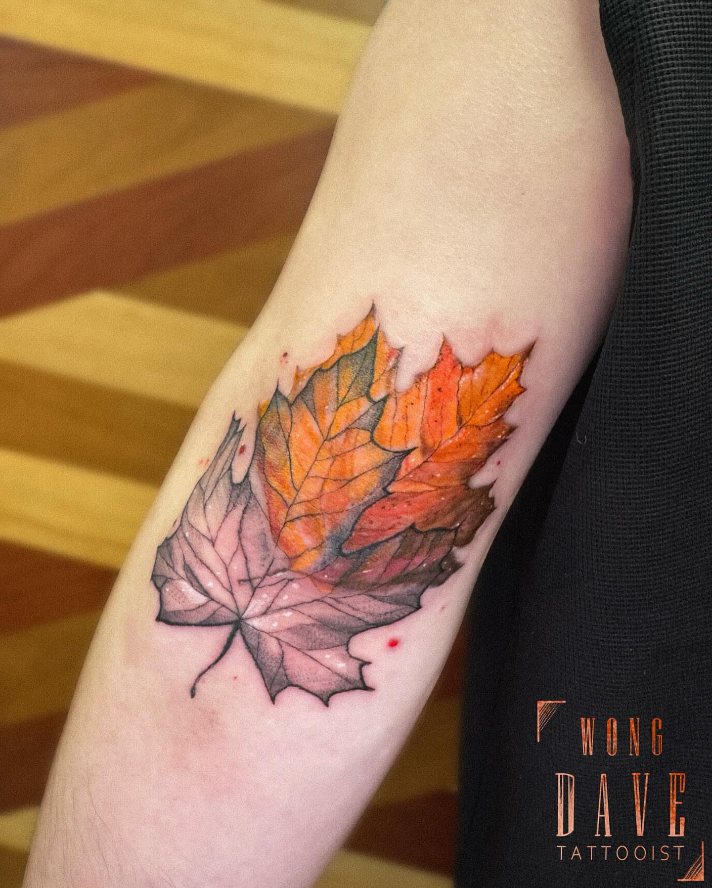 Tattoo by @dw_tattooer — watercolor