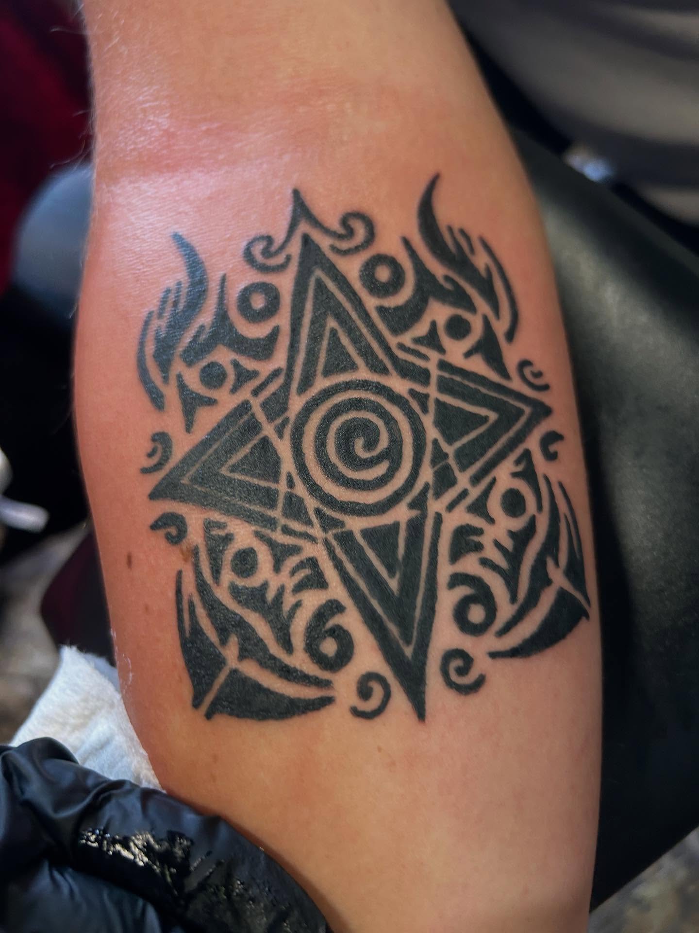 Tattoo by @c.y_tattoos — tribal