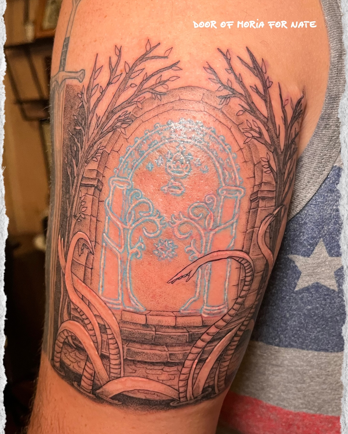 Tattoo by @enlightened.etchings — black_and_grey
