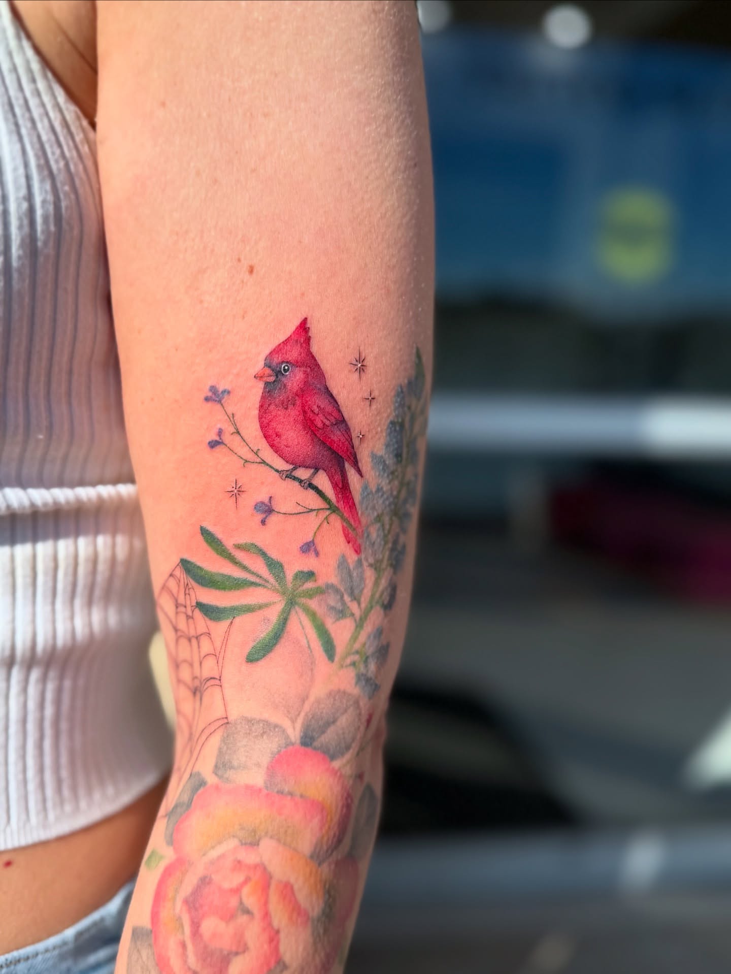 Tattoo by @georgiagreytattoos — watercolor