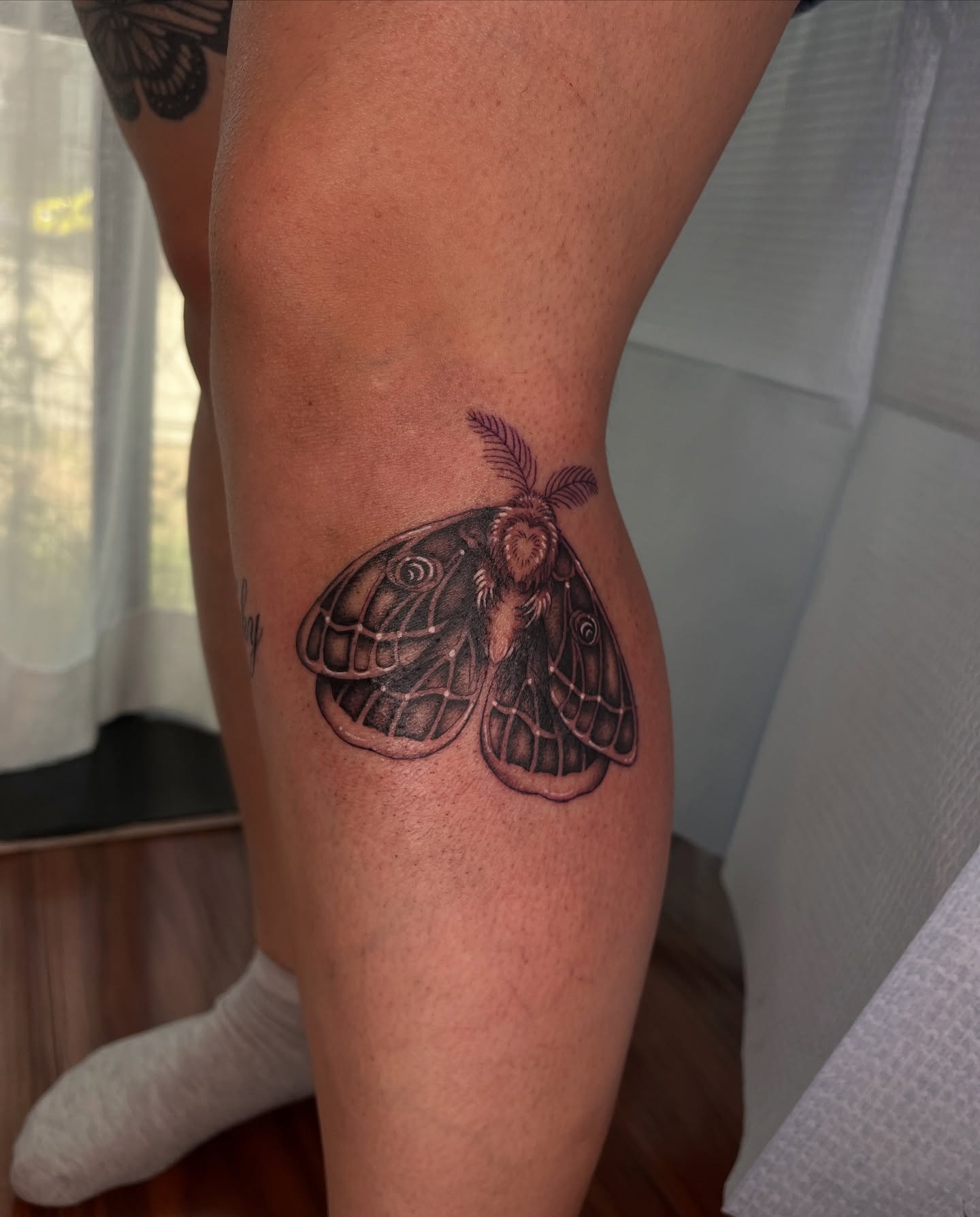 Tattoo by @kylajaetattoos β black_and_grey