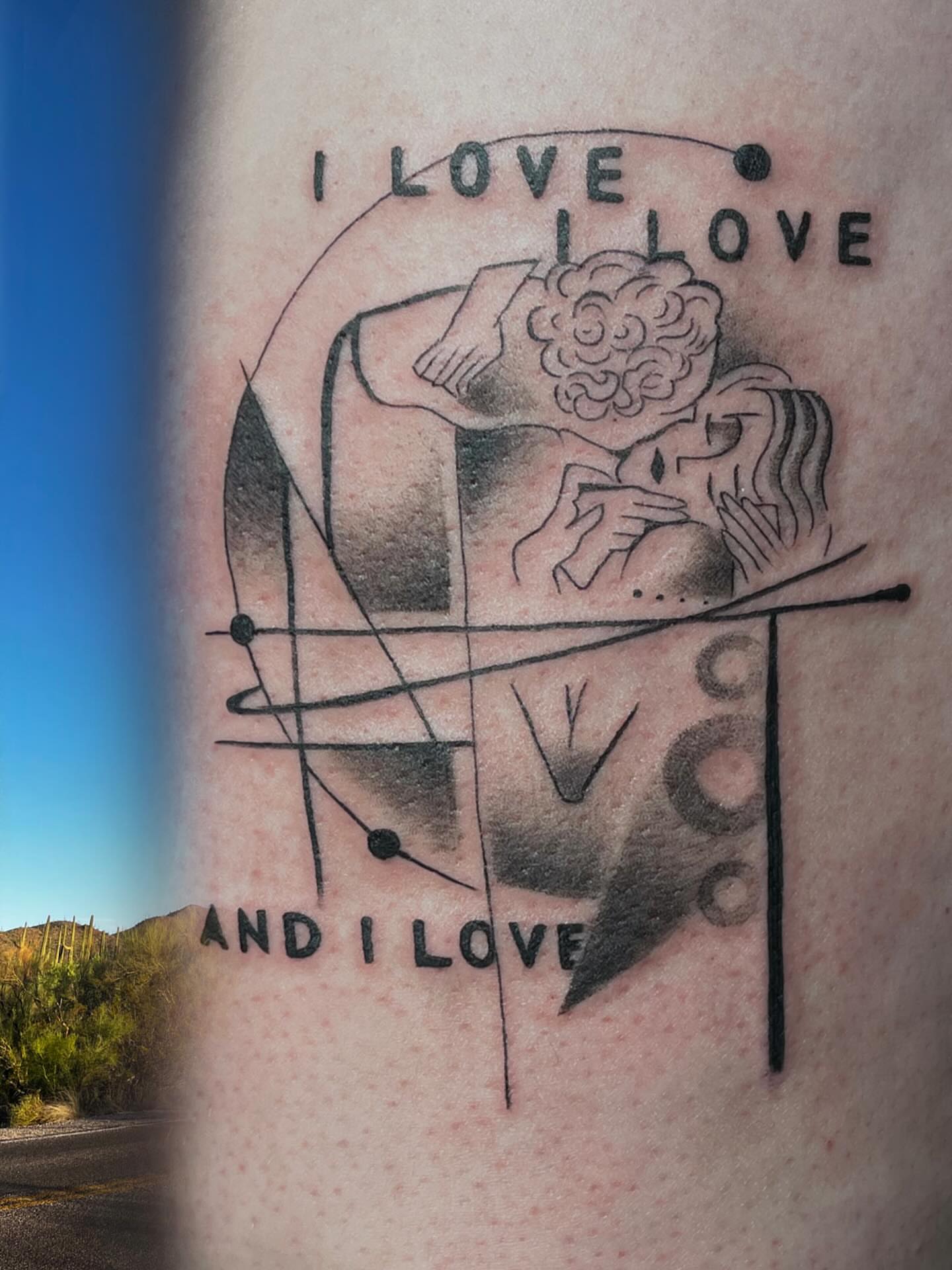 Tattoo by @bloodnfate — geometric
